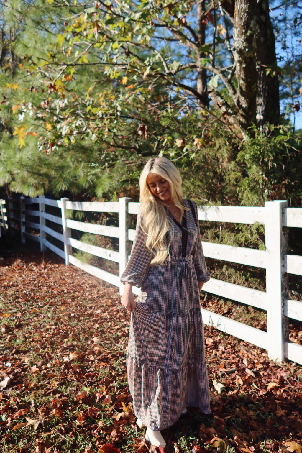 The Sable Check Dress