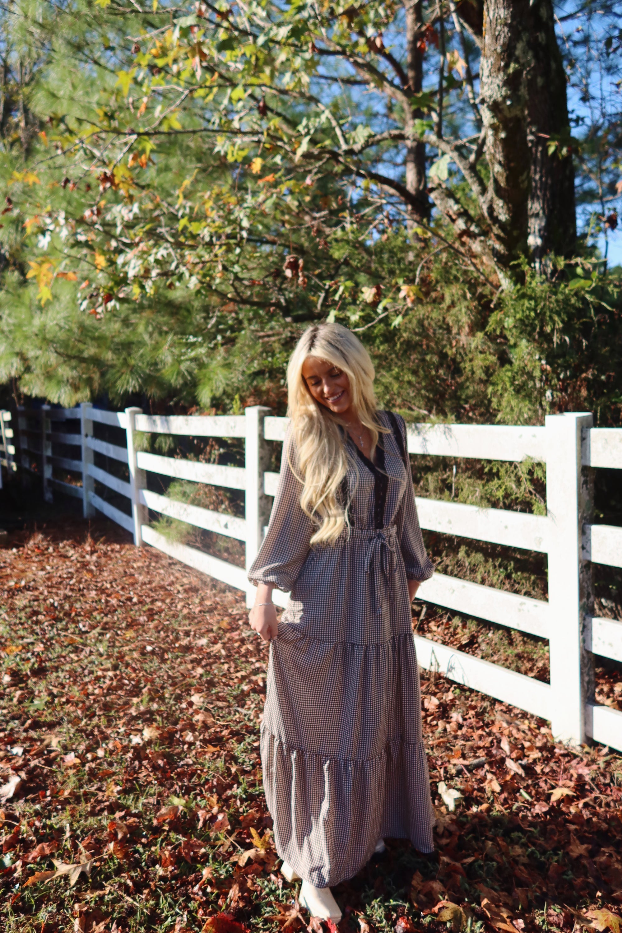 The Sable Check Dress