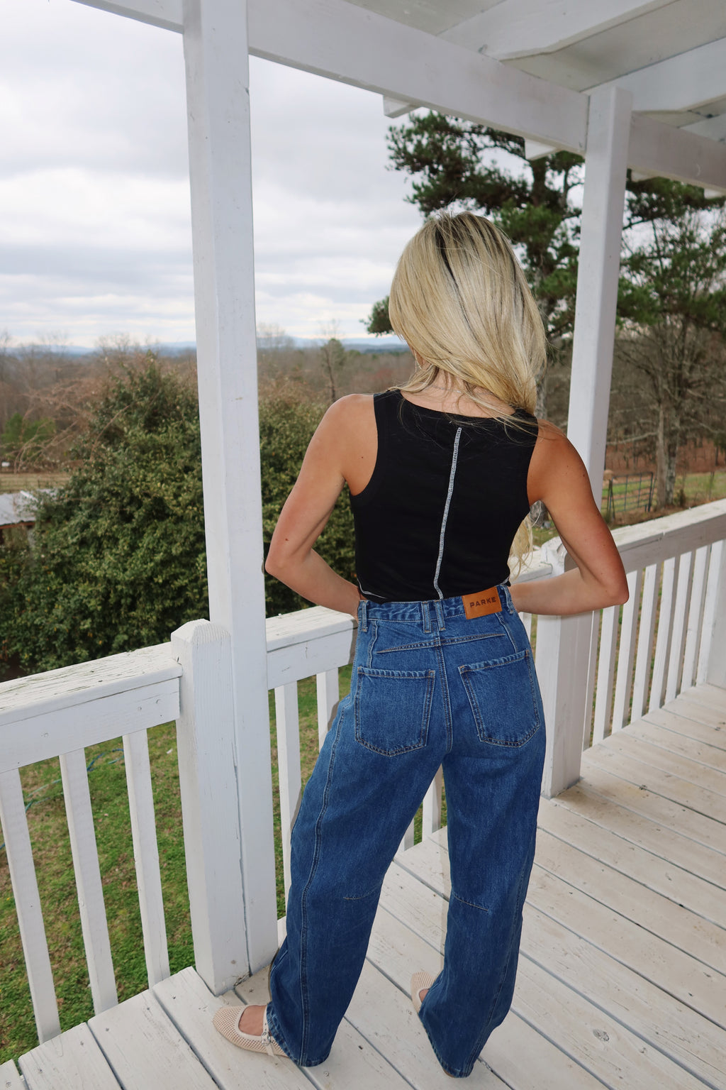 Audrey Sleeveless Knit Top-Black