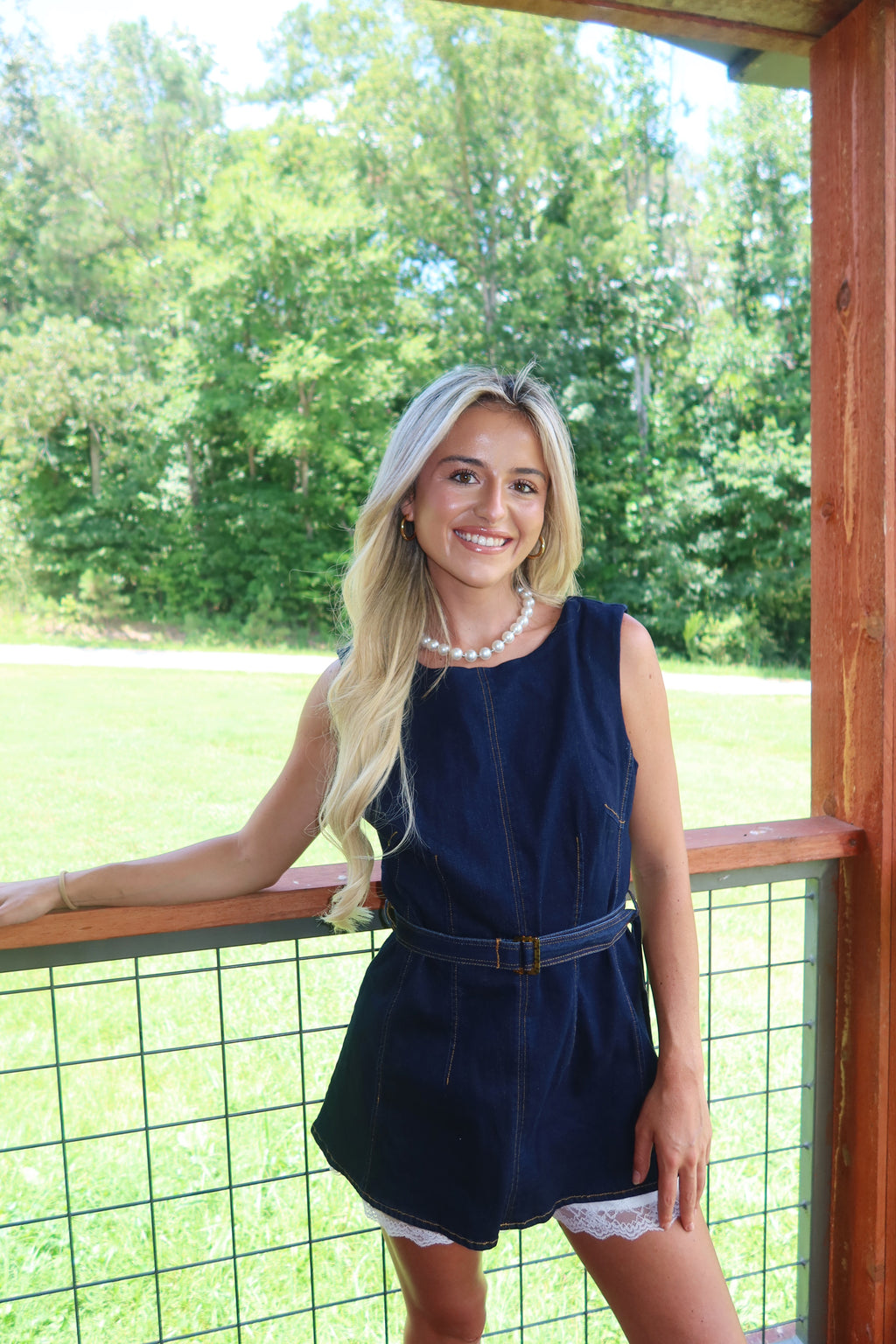 Sutton Denim Top