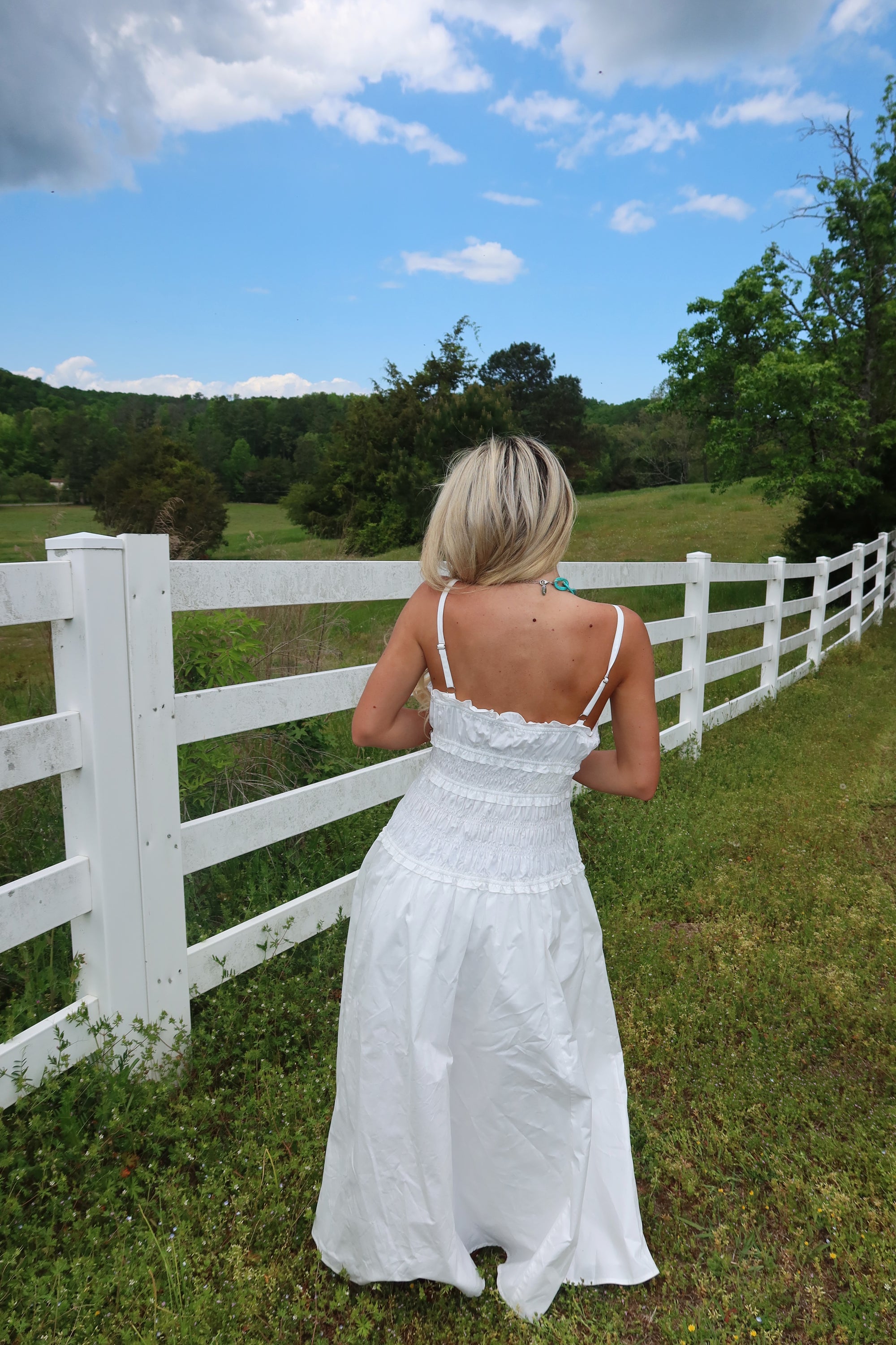 Marcie Smocked Maxi Dress