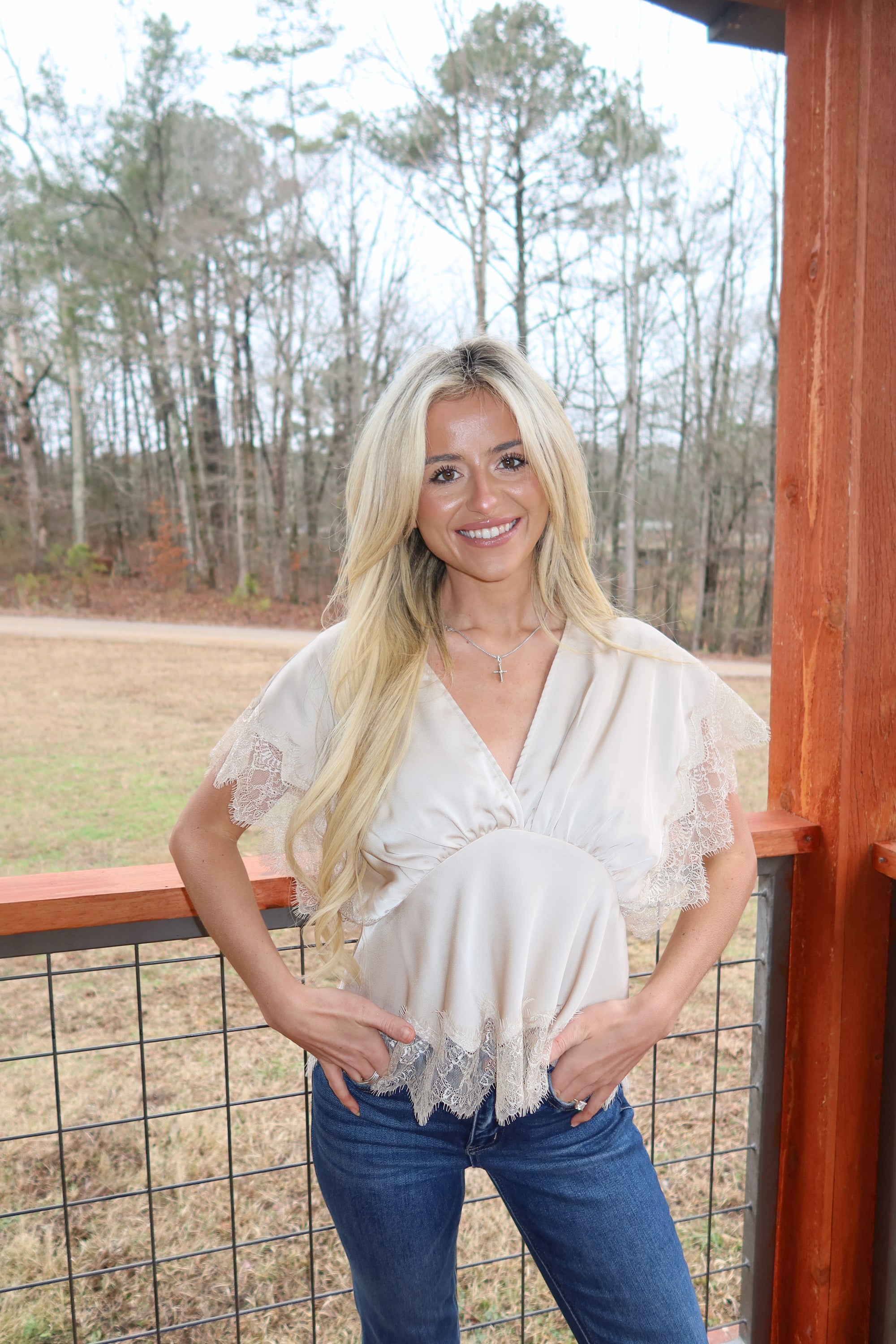 Ivory Muse Blouse