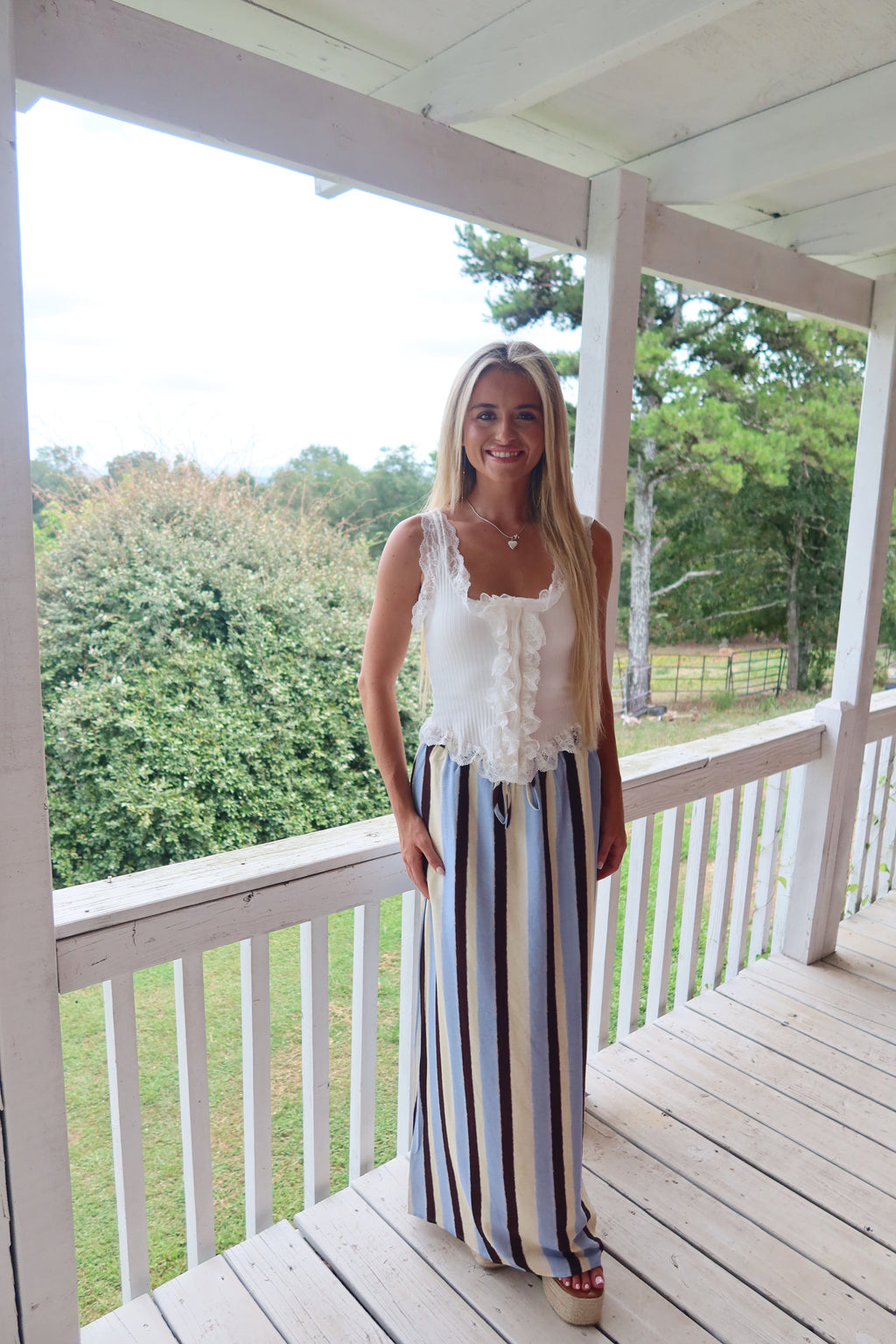 Retro Avenue Maxi Skirt
