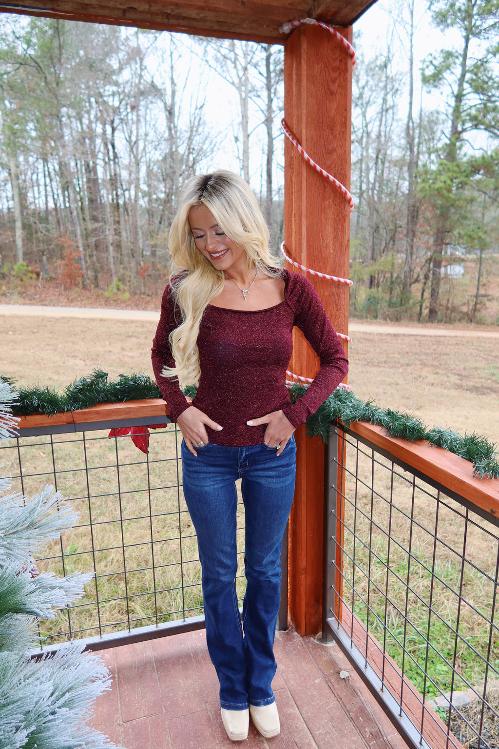 Holiday Spark Top