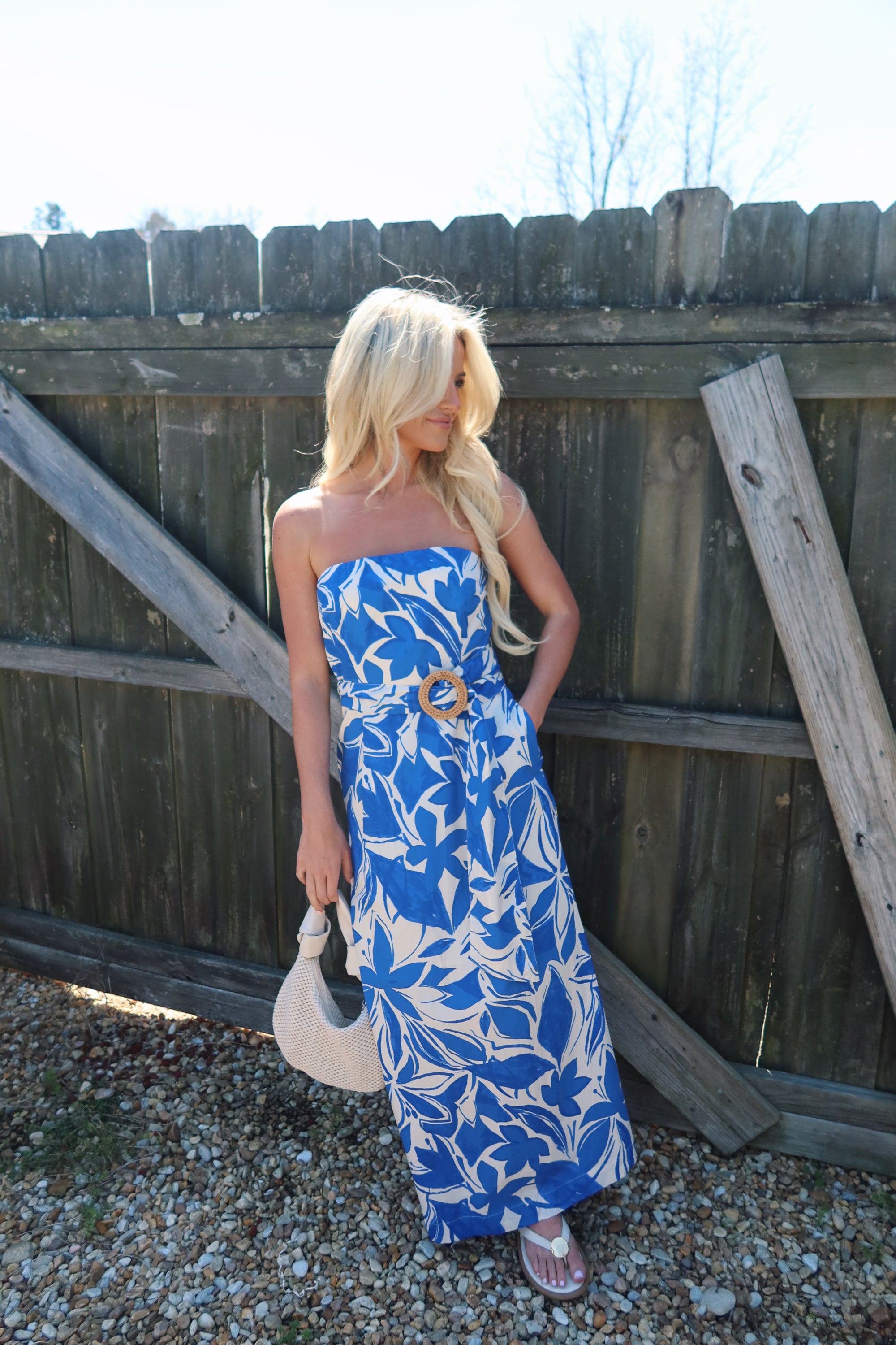 Mykonos Belted Maxi Dress