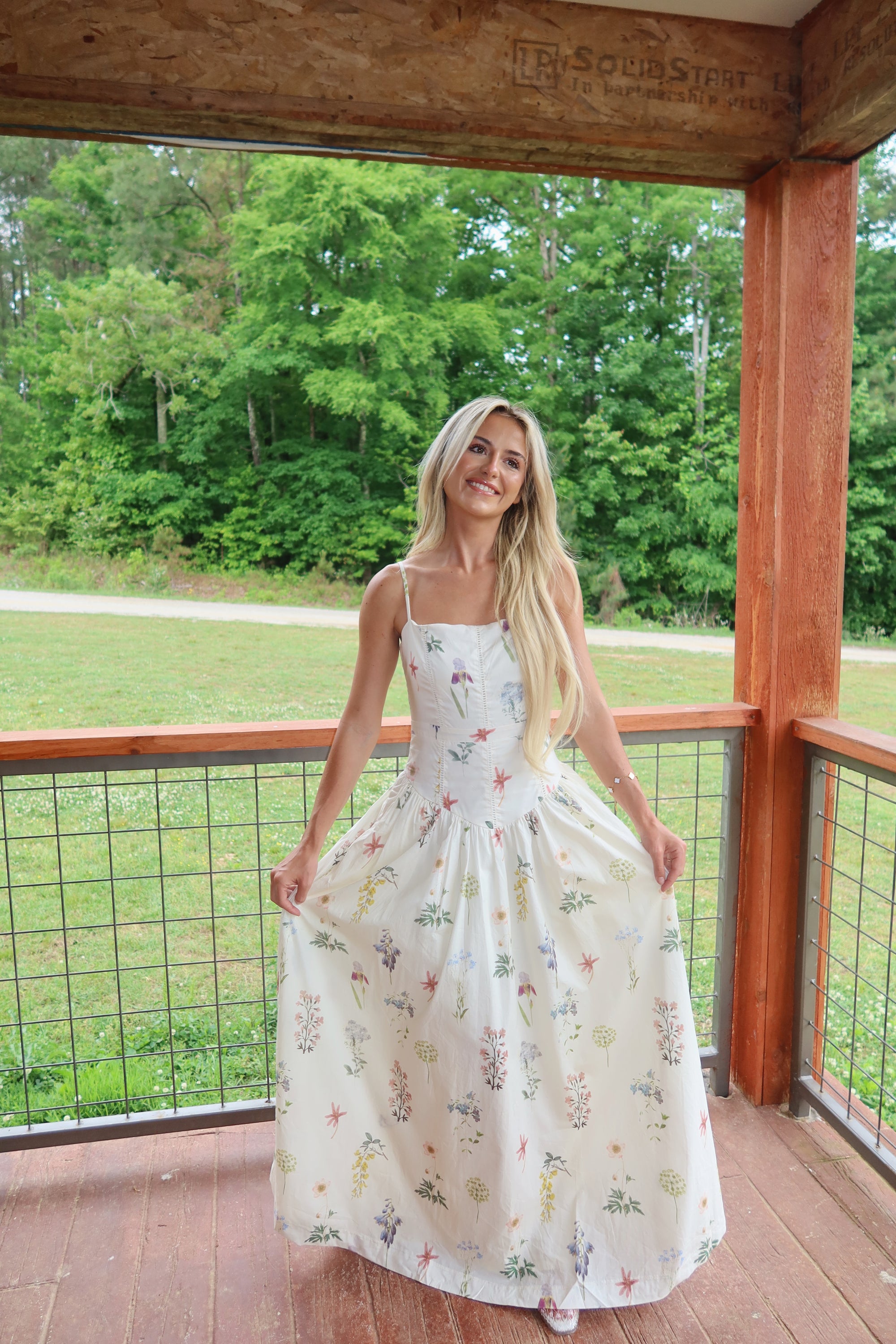 Sunlit Garden Party Maxi
