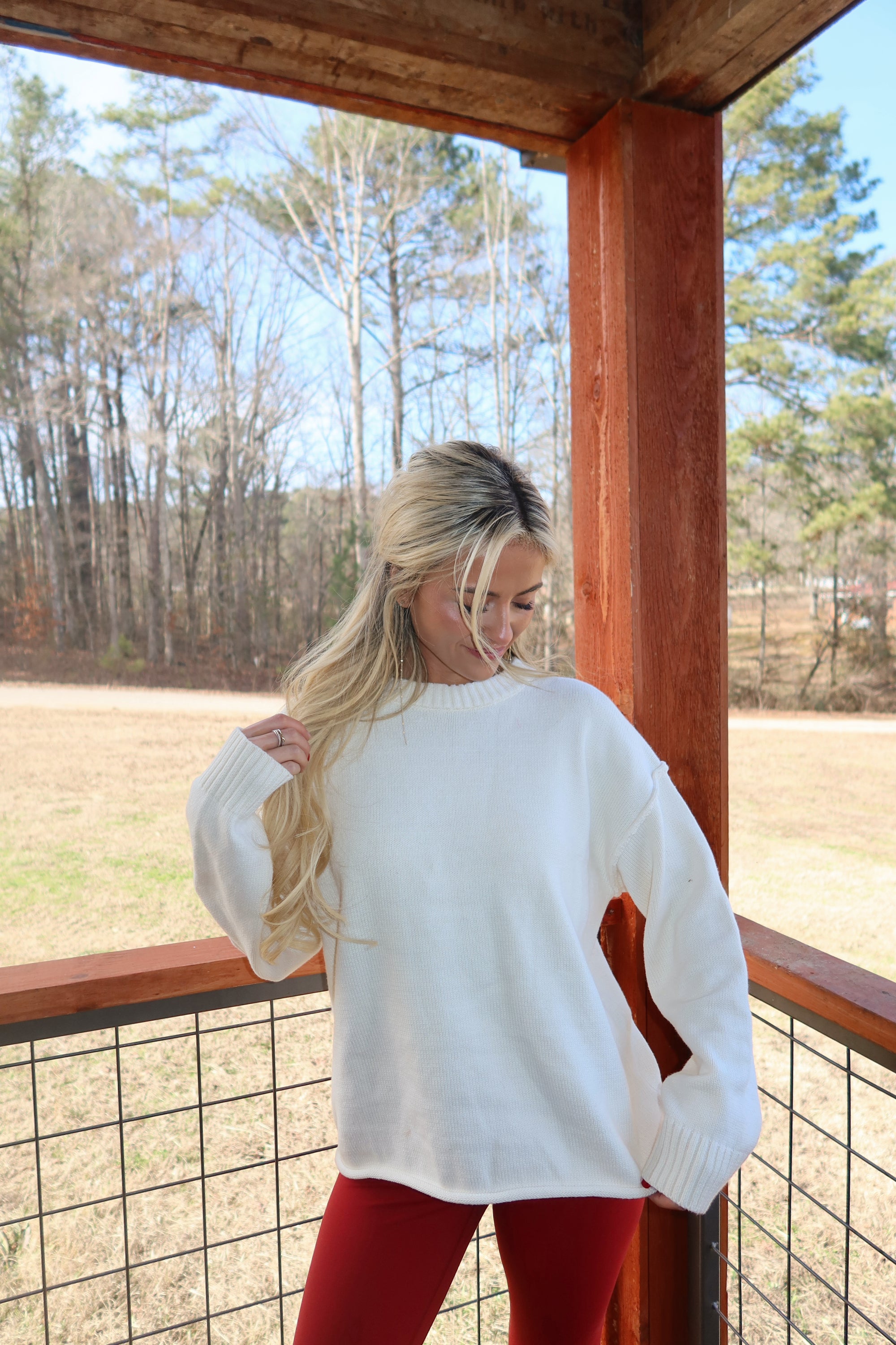 Ivory Ease Sweater