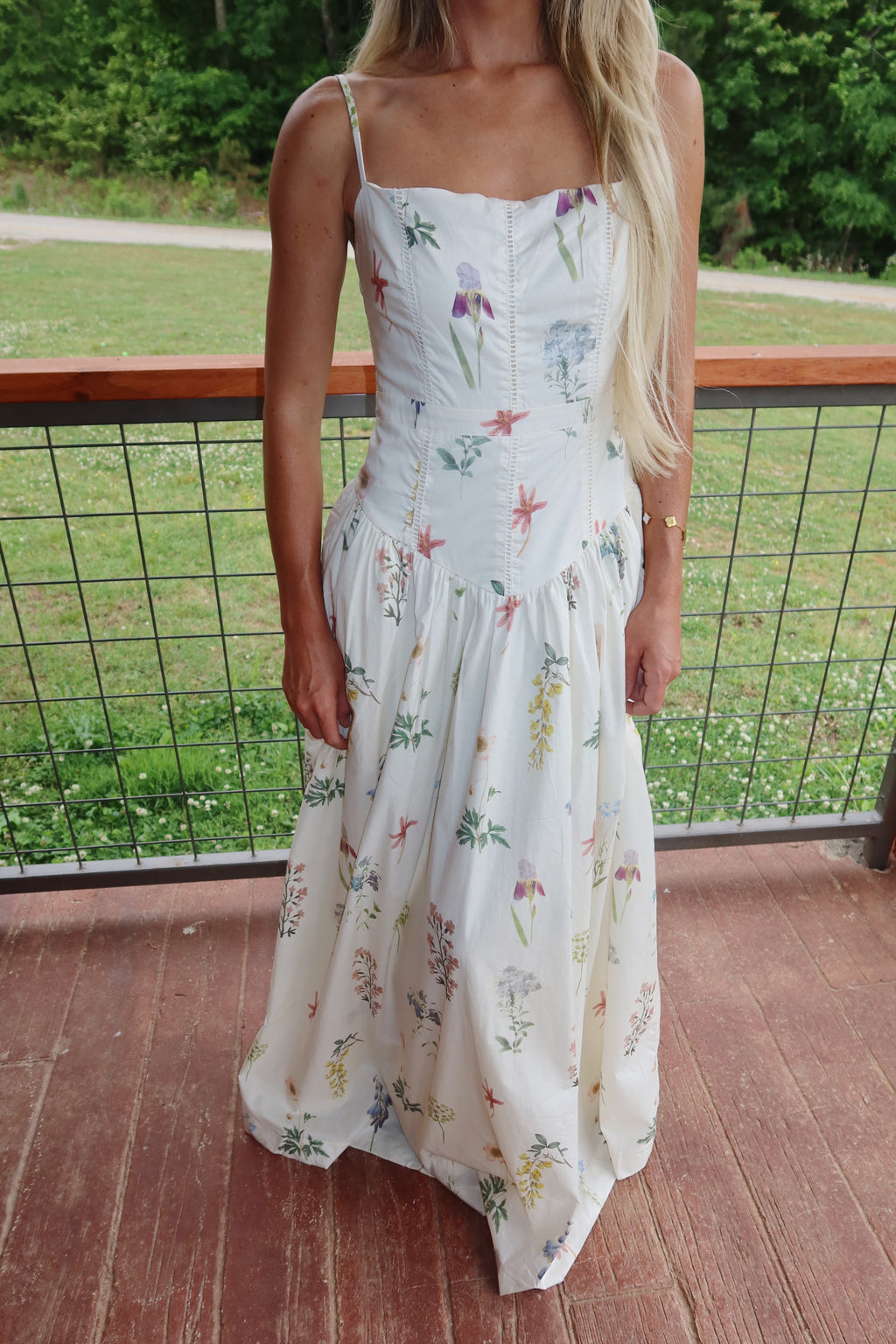 Sunlit Garden Party Maxi