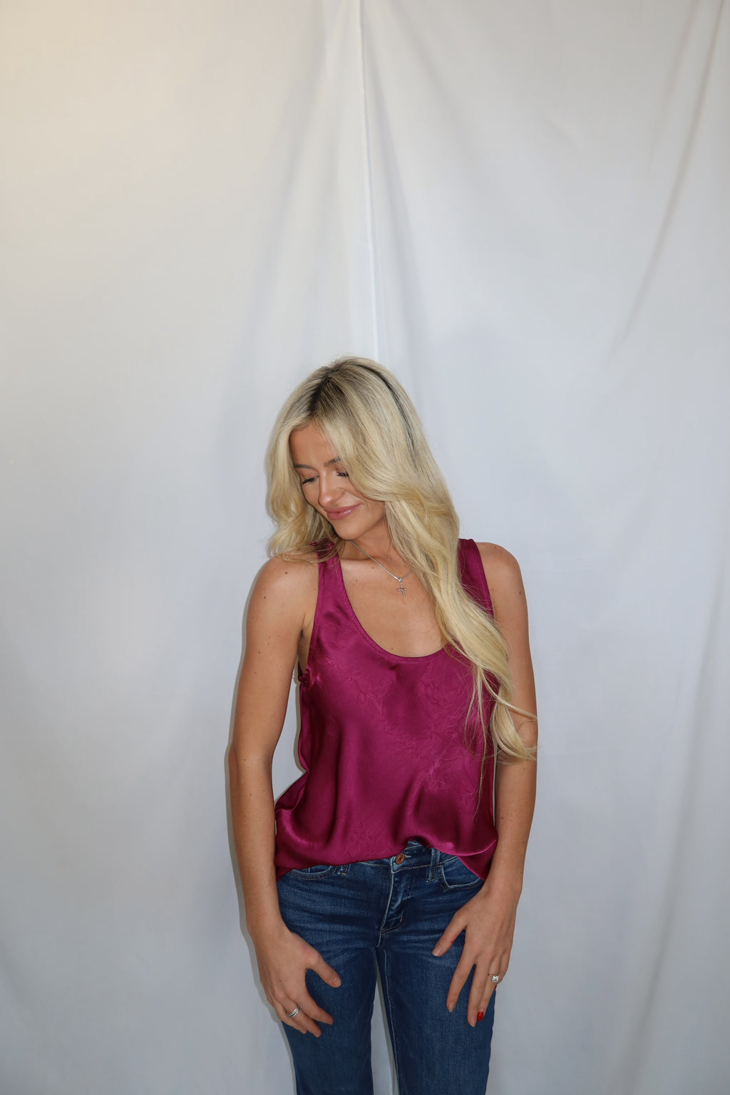 Bree Crushed Satin Top