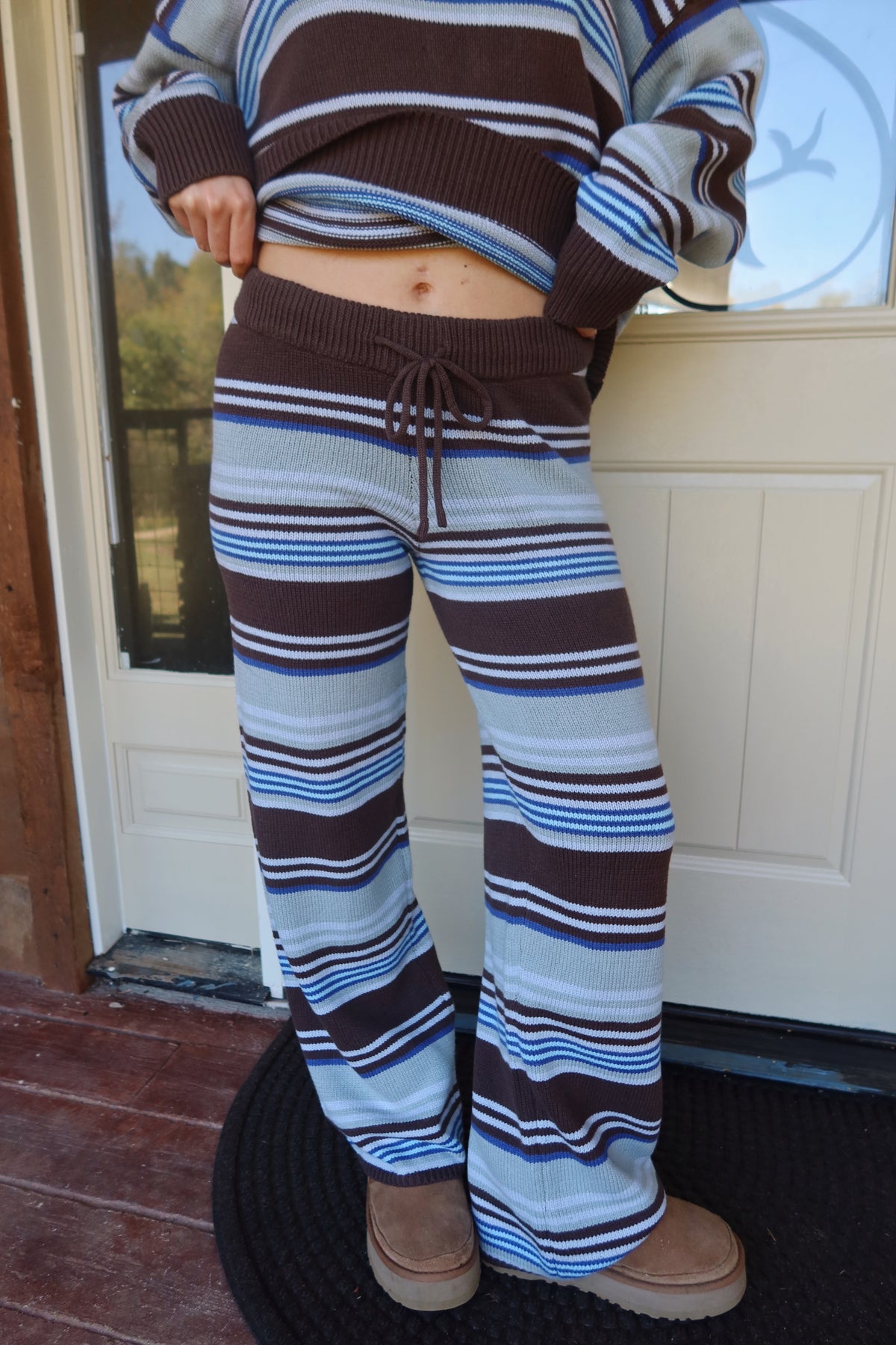 Cabin Fever Striped Pants Set