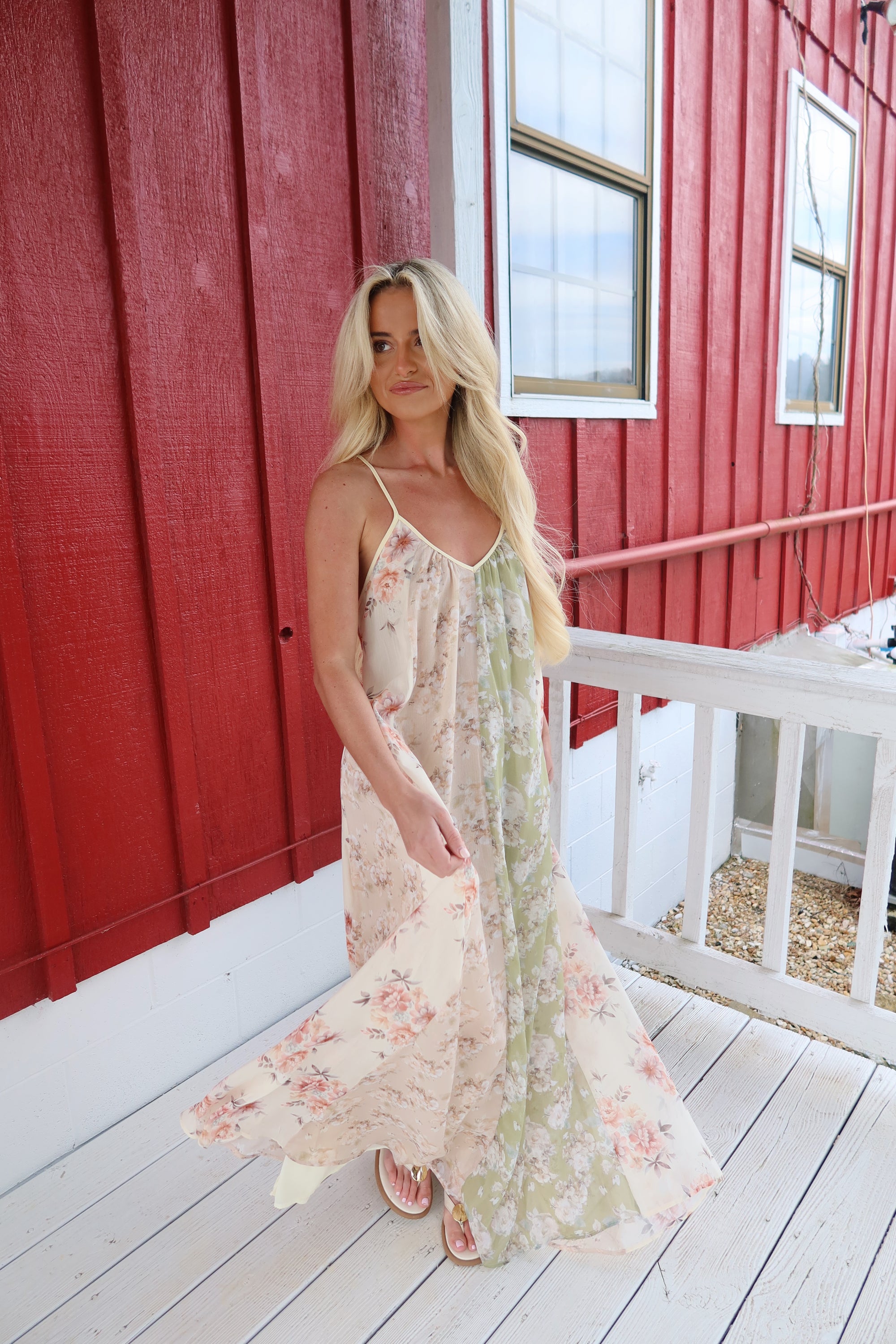 The Lila Garden Maxi