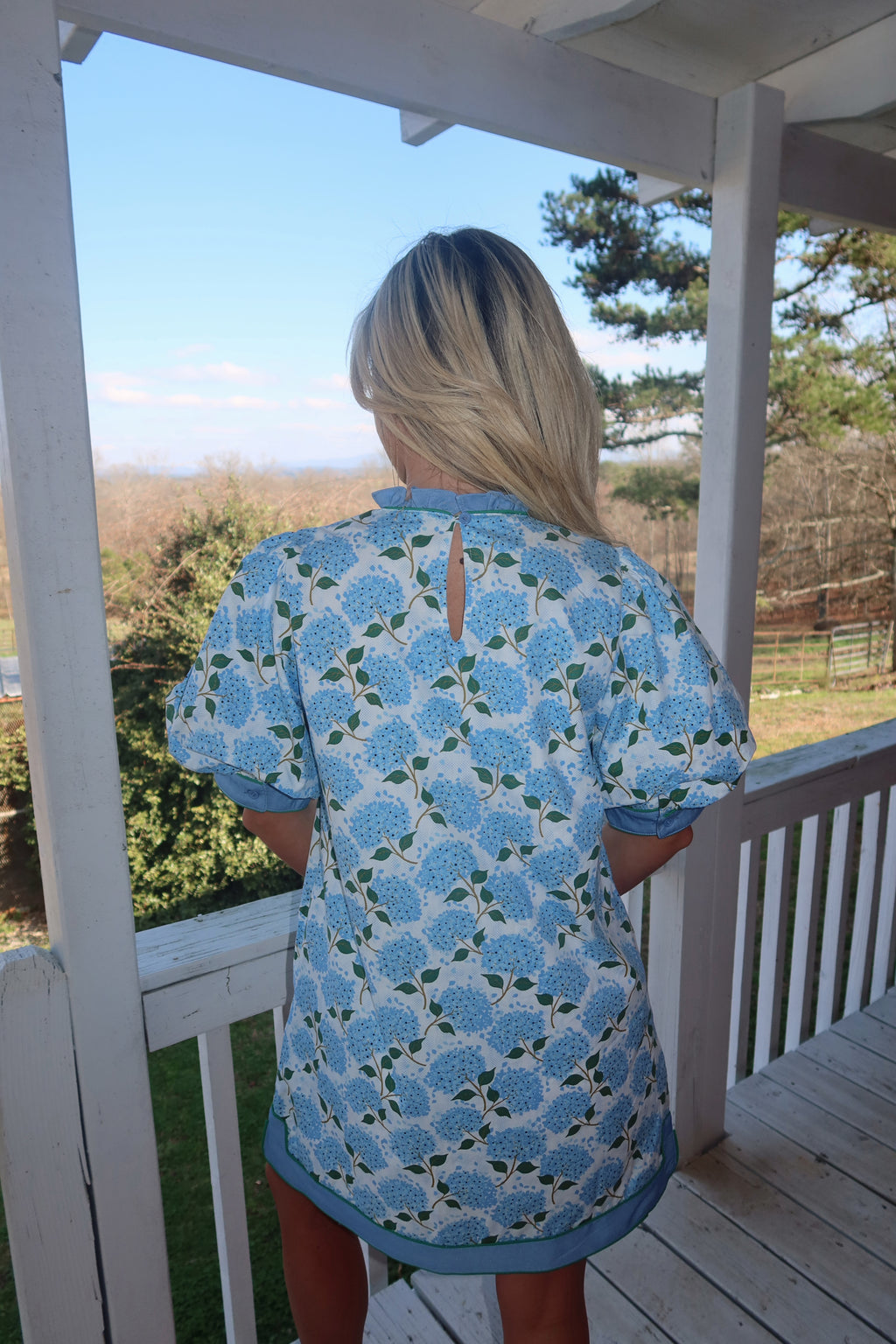 Nantucket Puff Sleeve Mini Dress