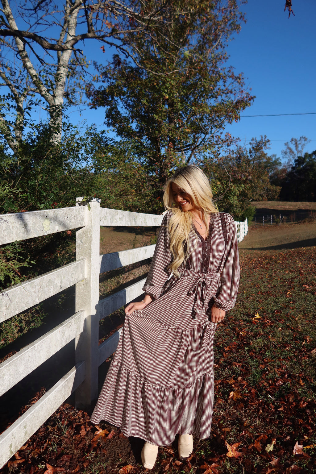 The Sable Check Dress