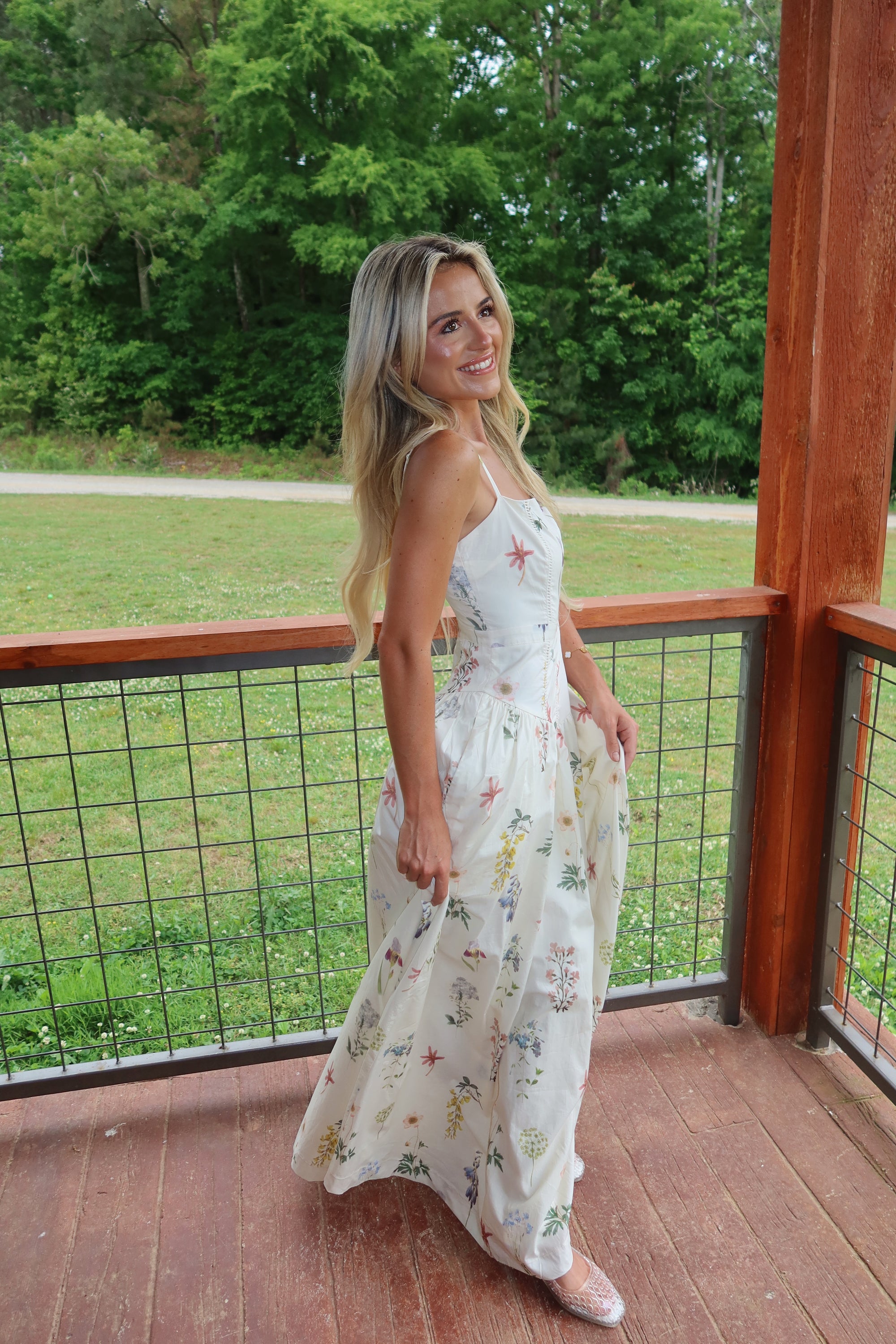 Sunlit Garden Party Maxi