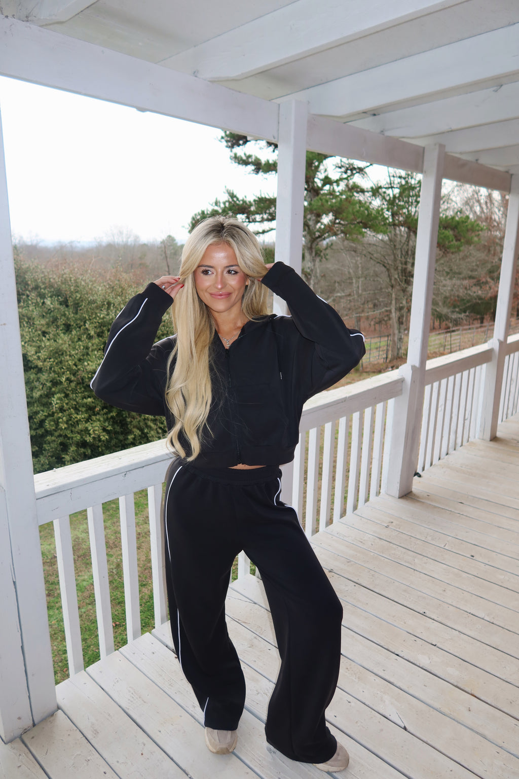 Scuba Zip Up (Black)