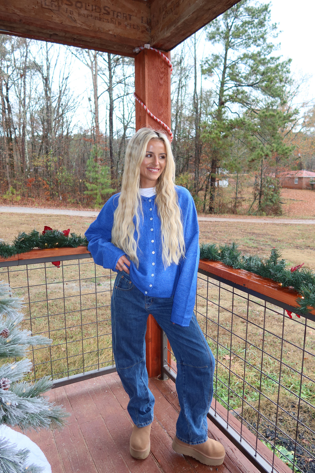 Clara Cardigan (Blue)