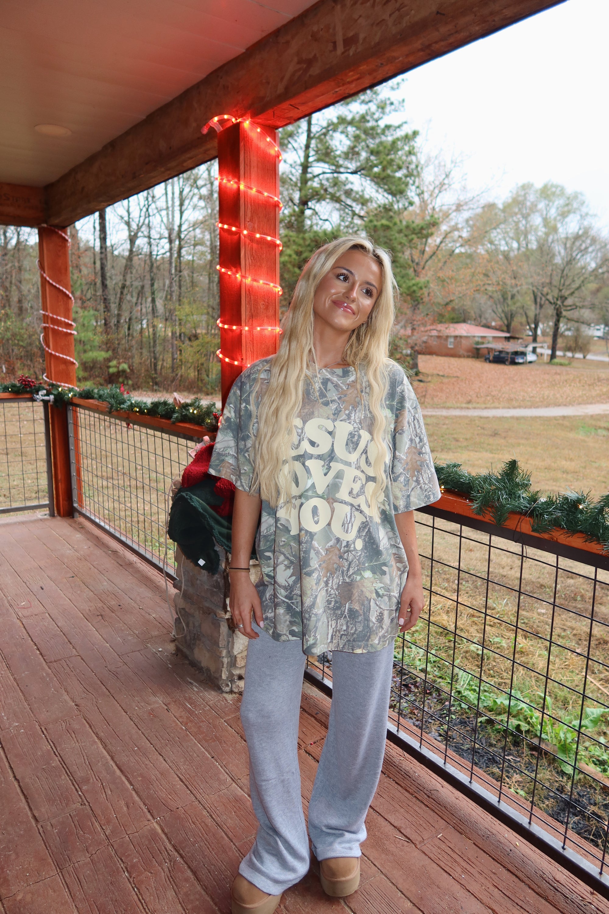 JESUS LOVES YOU Camo Tee