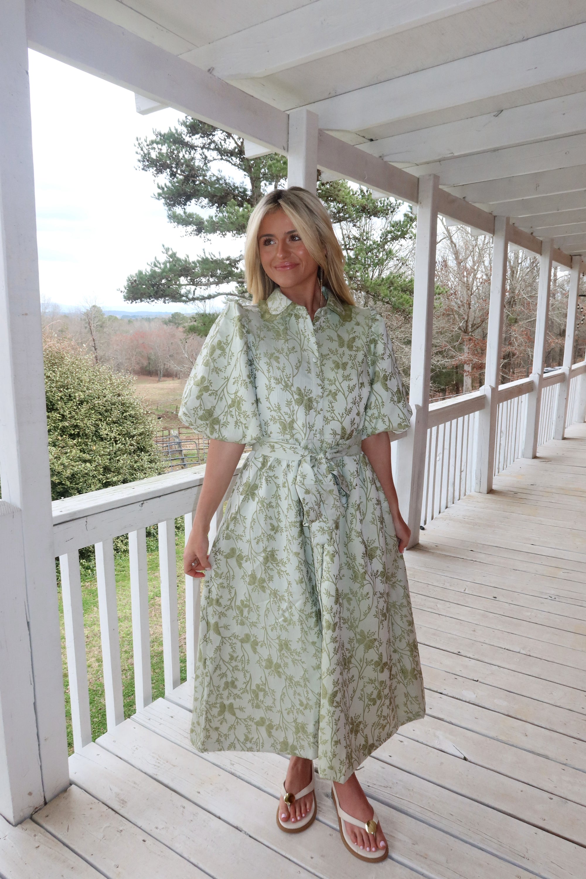 Mabel Button Down Dress