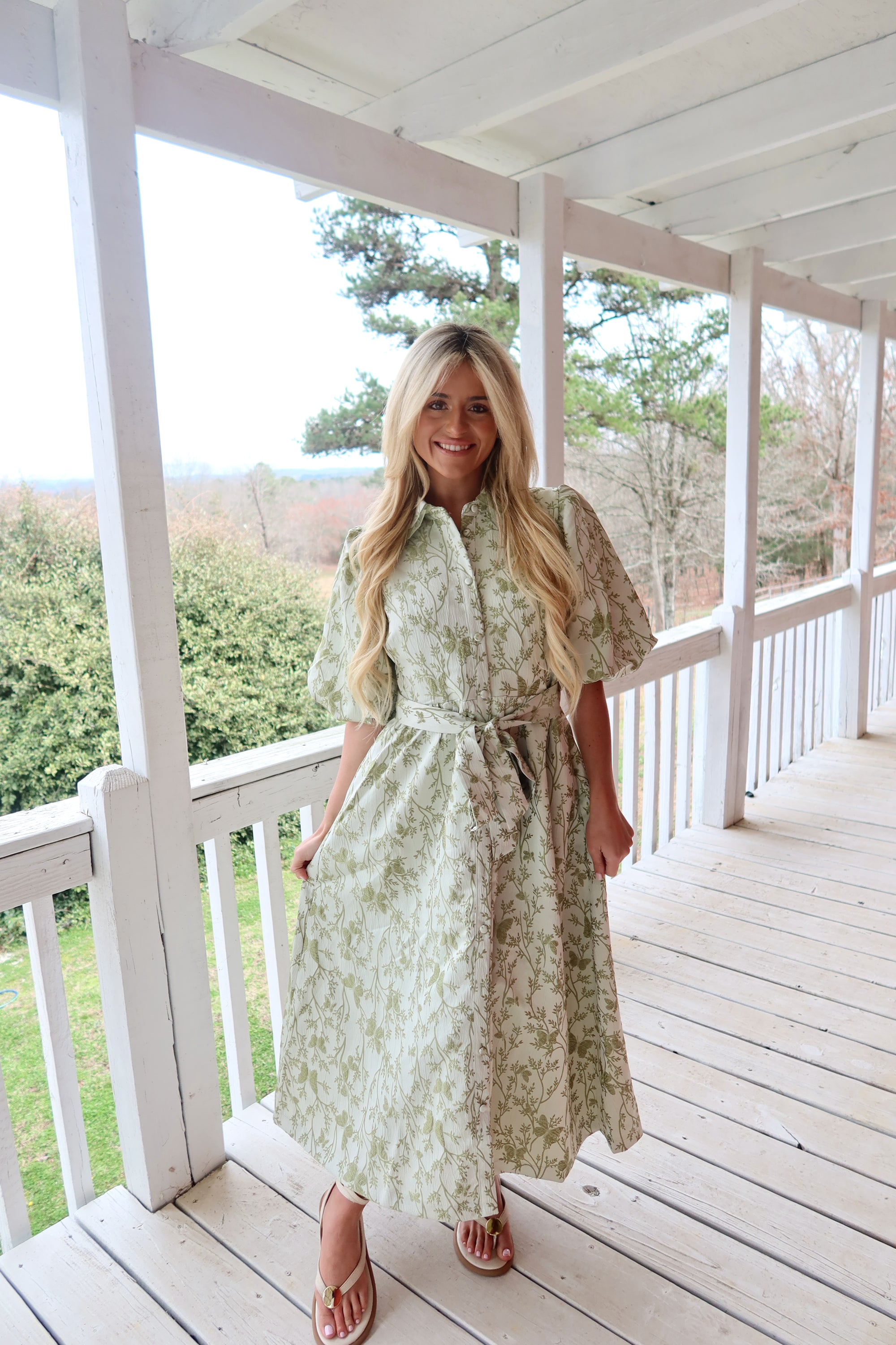 Mabel Button Down Dress