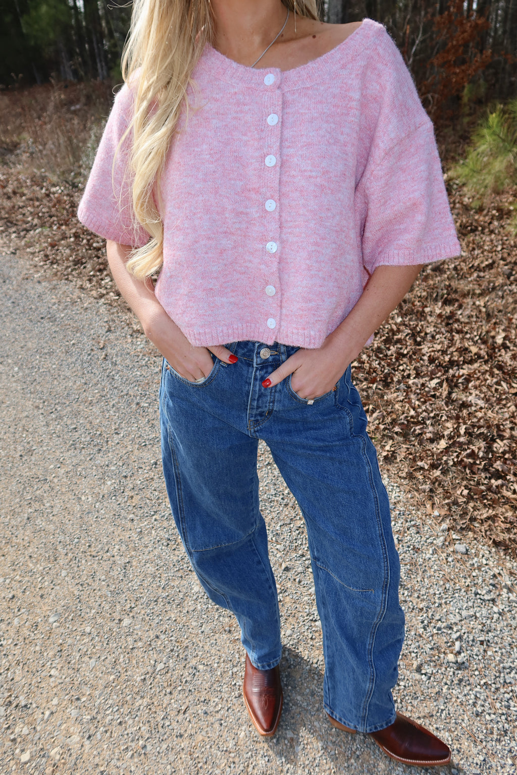 Cora Cardigan (Pink)