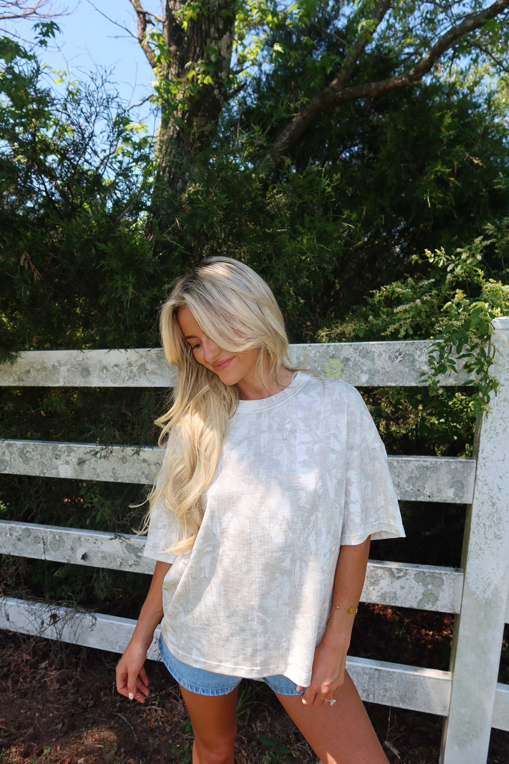 Ribbed Camo Tee