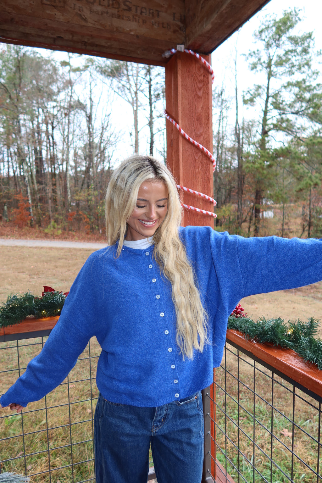 Clara Cardigan (Blue)