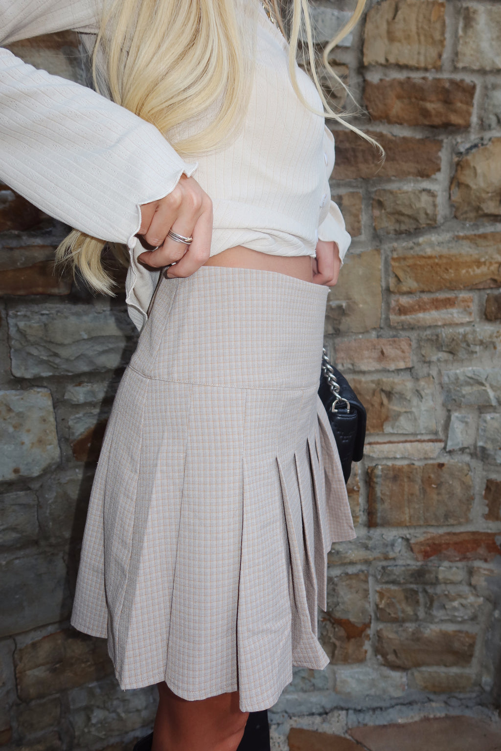 Rory Pleated Mini Skirt