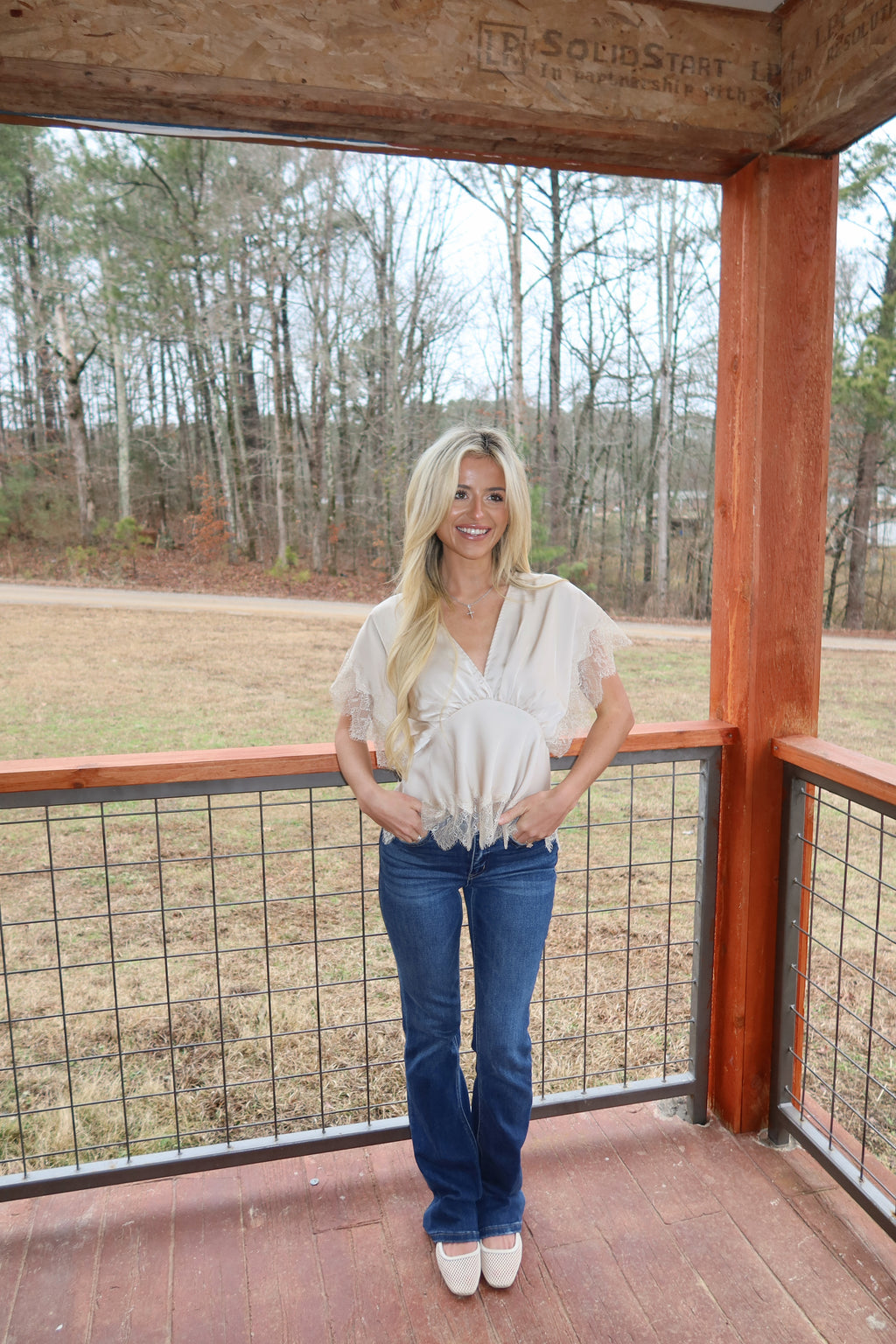 Ivory Muse Blouse