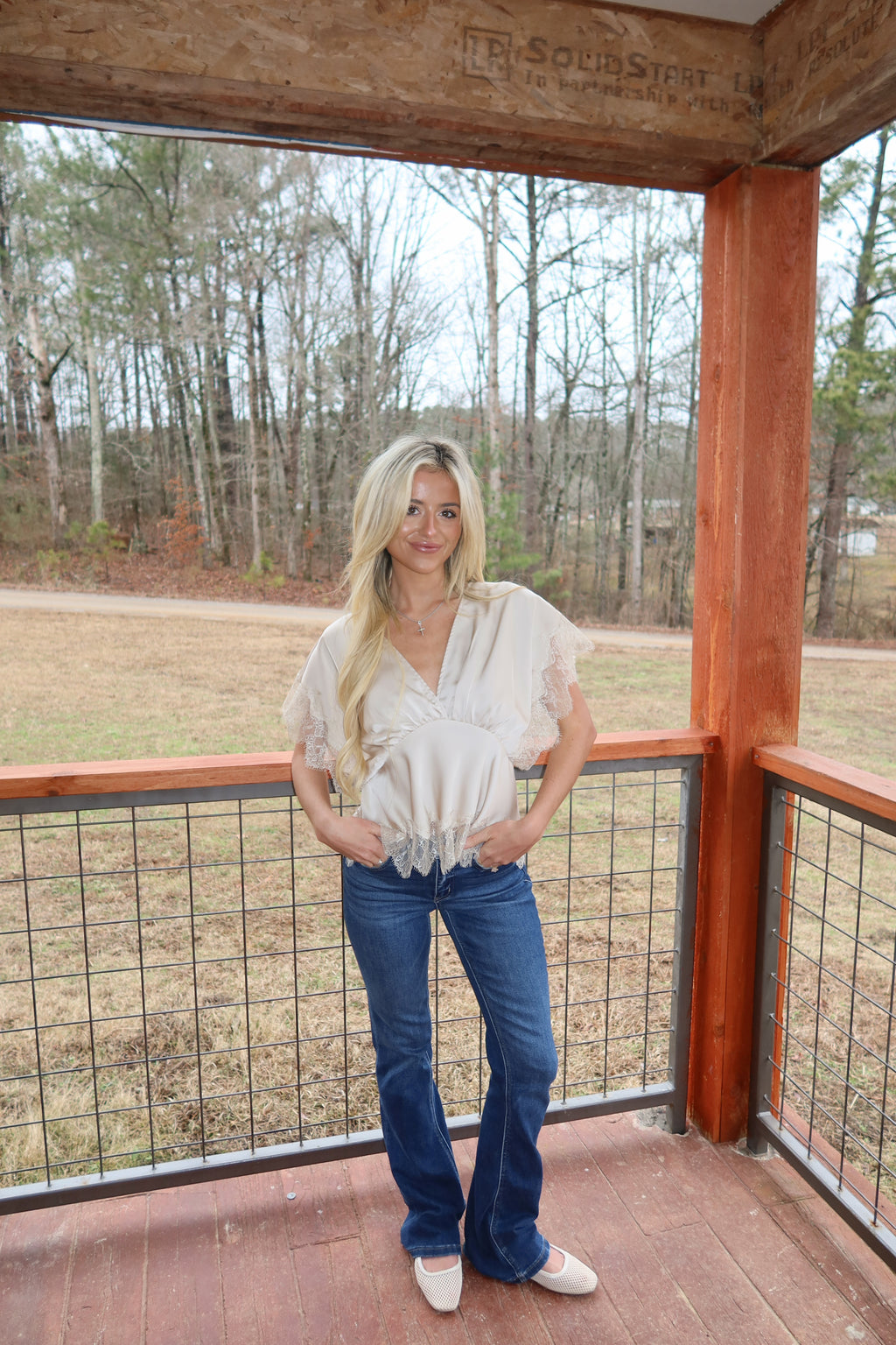 Ivory Muse Blouse