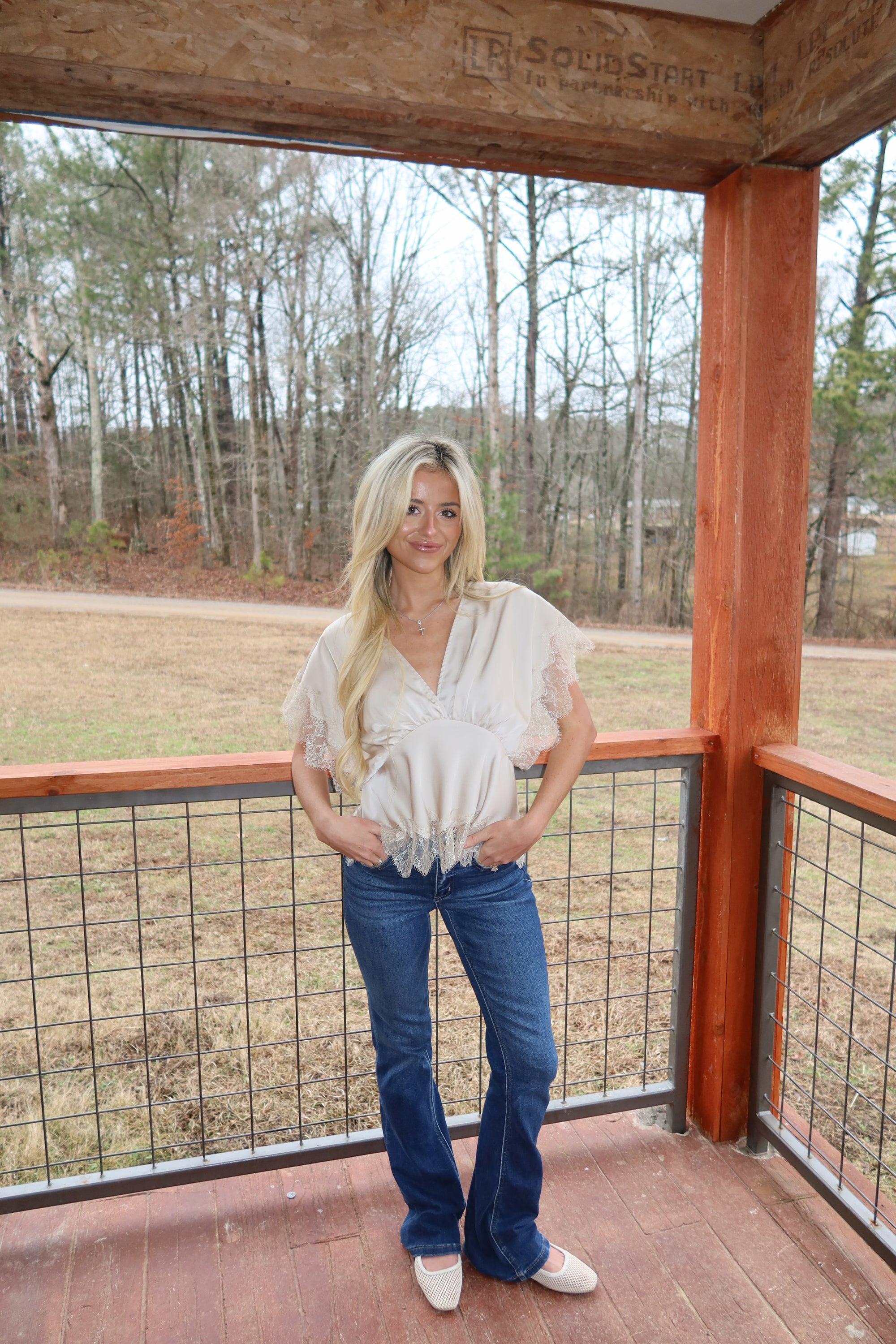 Ivory Muse Blouse