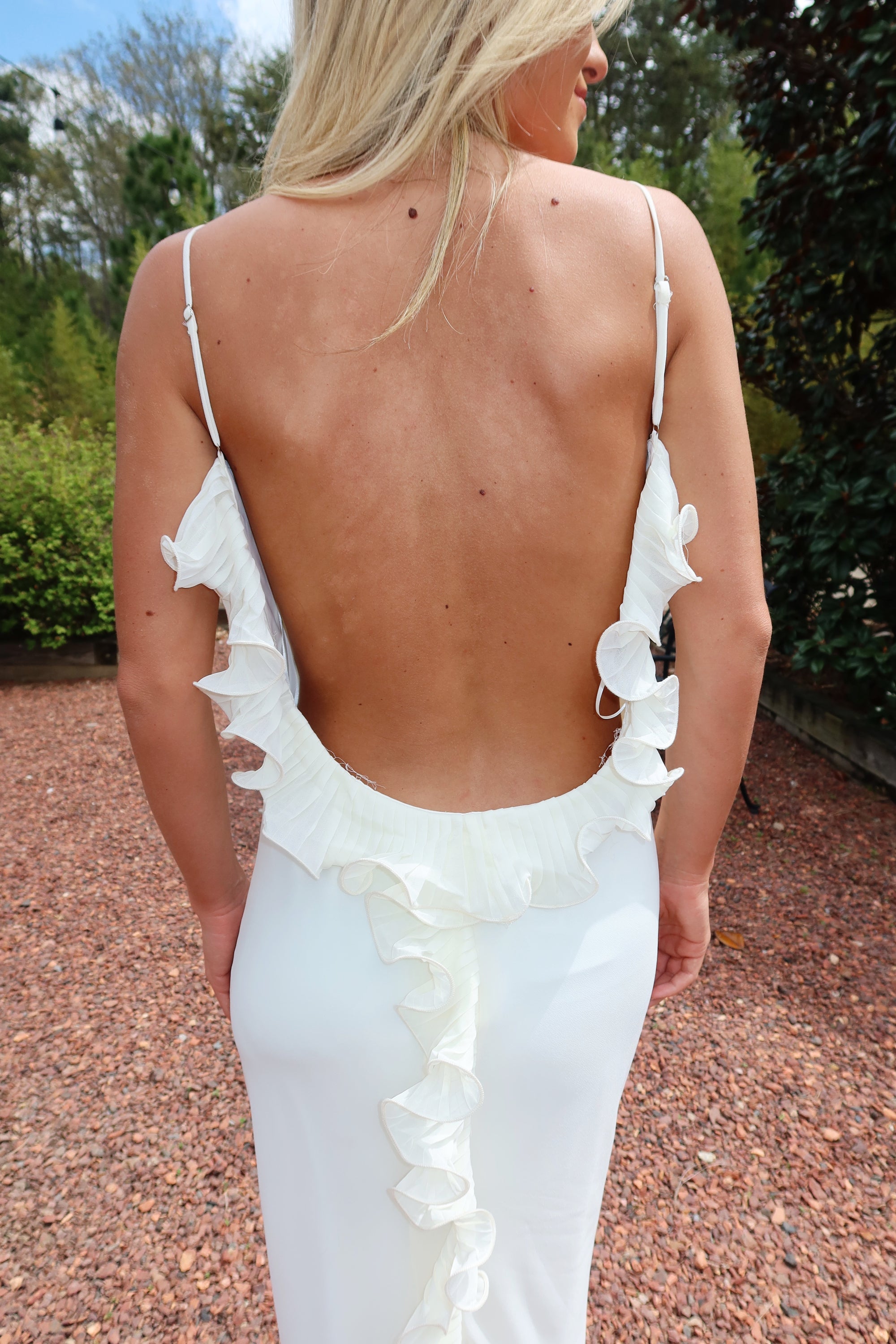 The Fleur Maxi Dress (ivory)