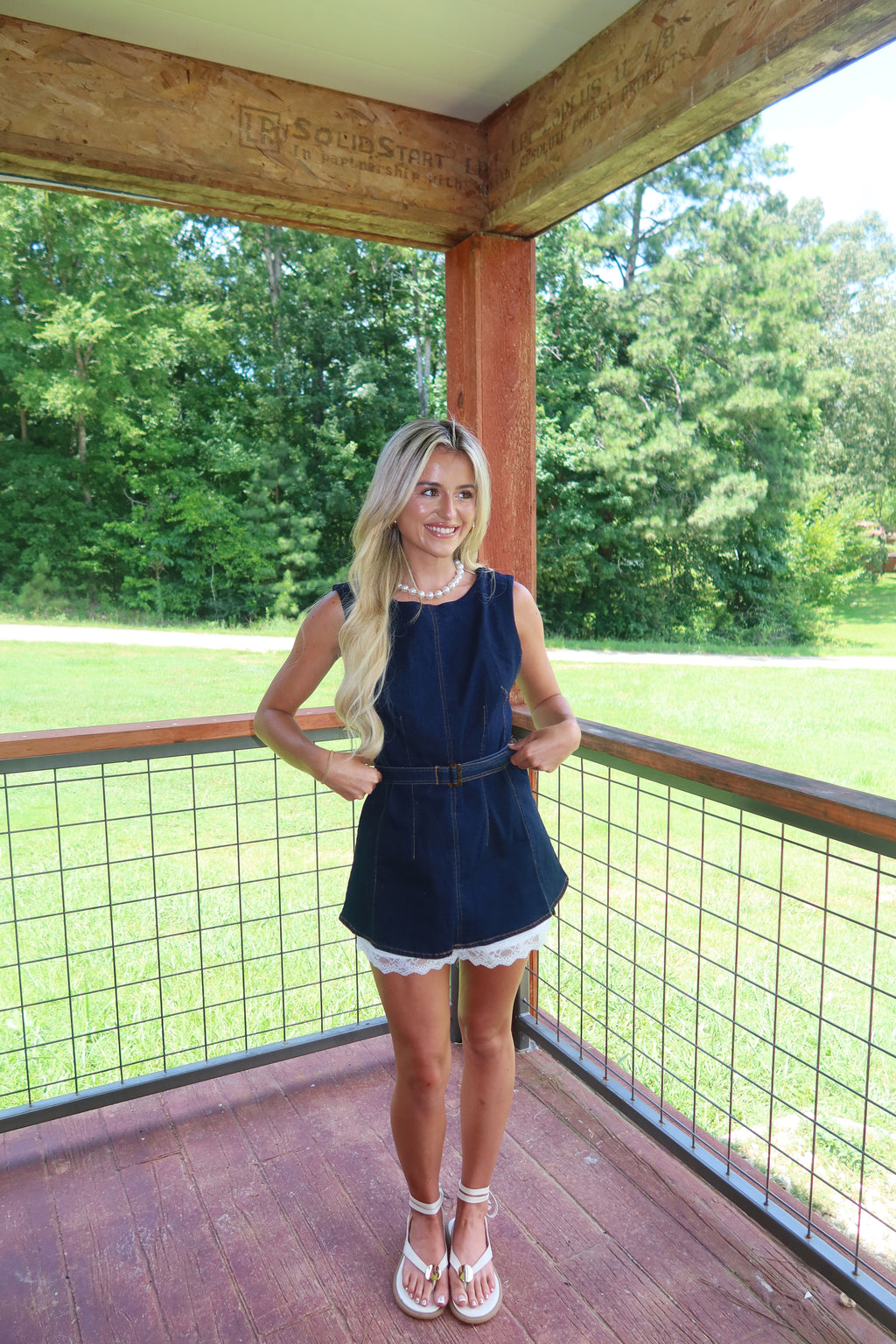 Sutton Denim Top
