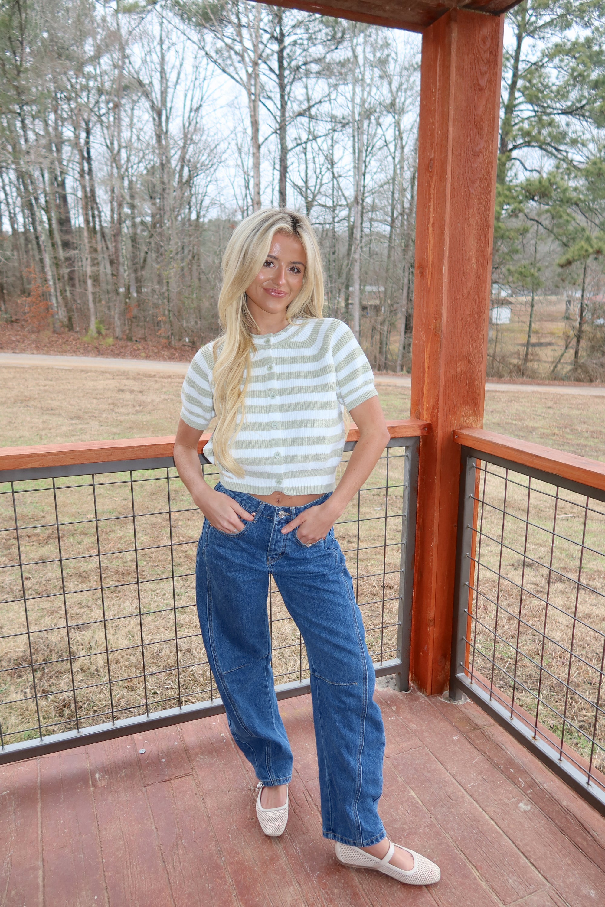 Winnie Stripe Cardigan