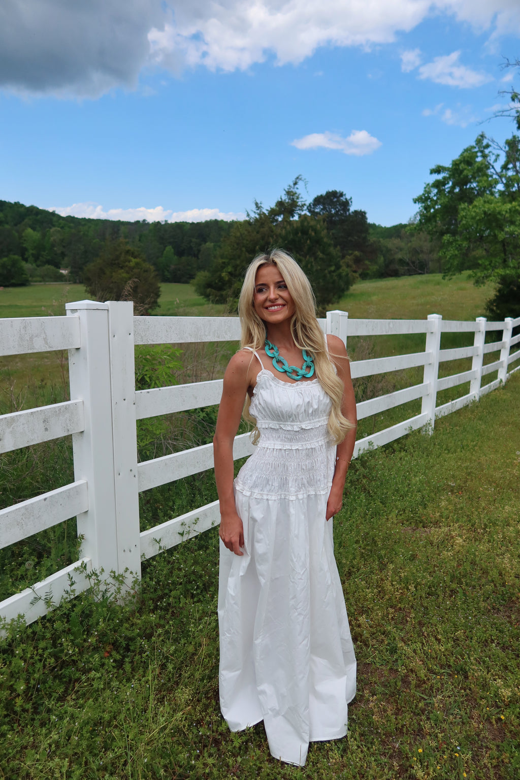 Marcie Smocked Maxi Dress