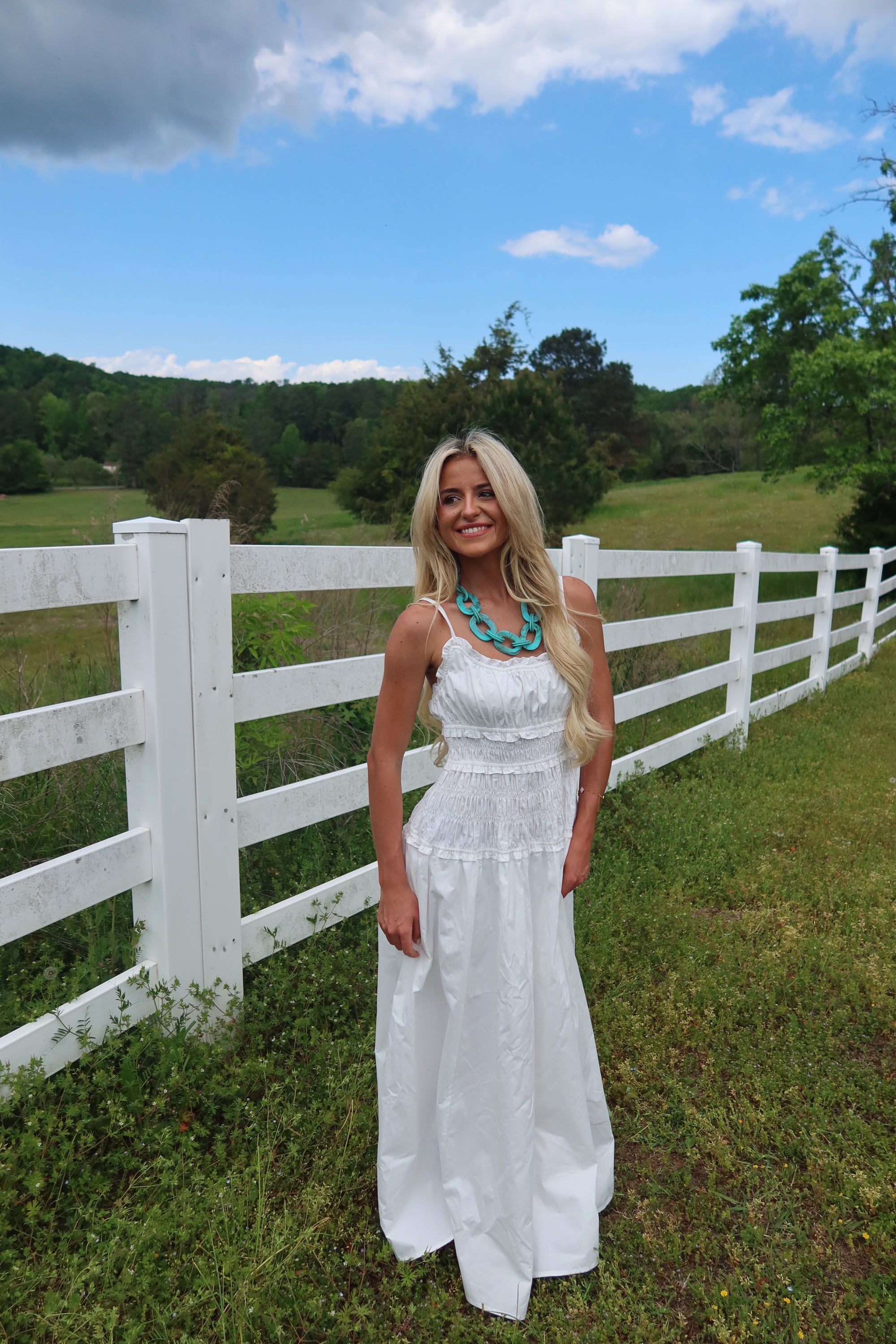 Marcie Smocked Maxi Dress
