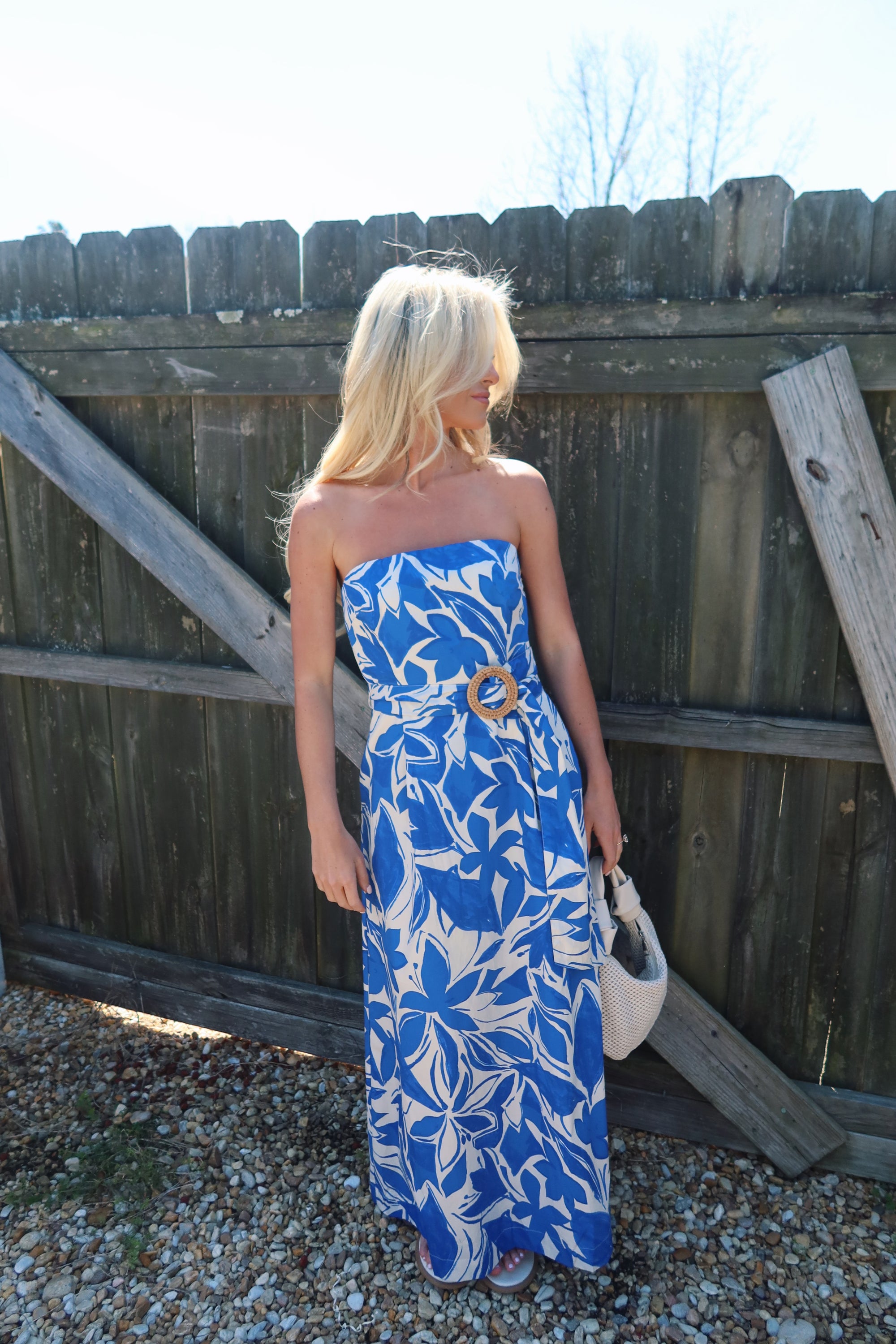 Mykonos Belted Maxi Dress