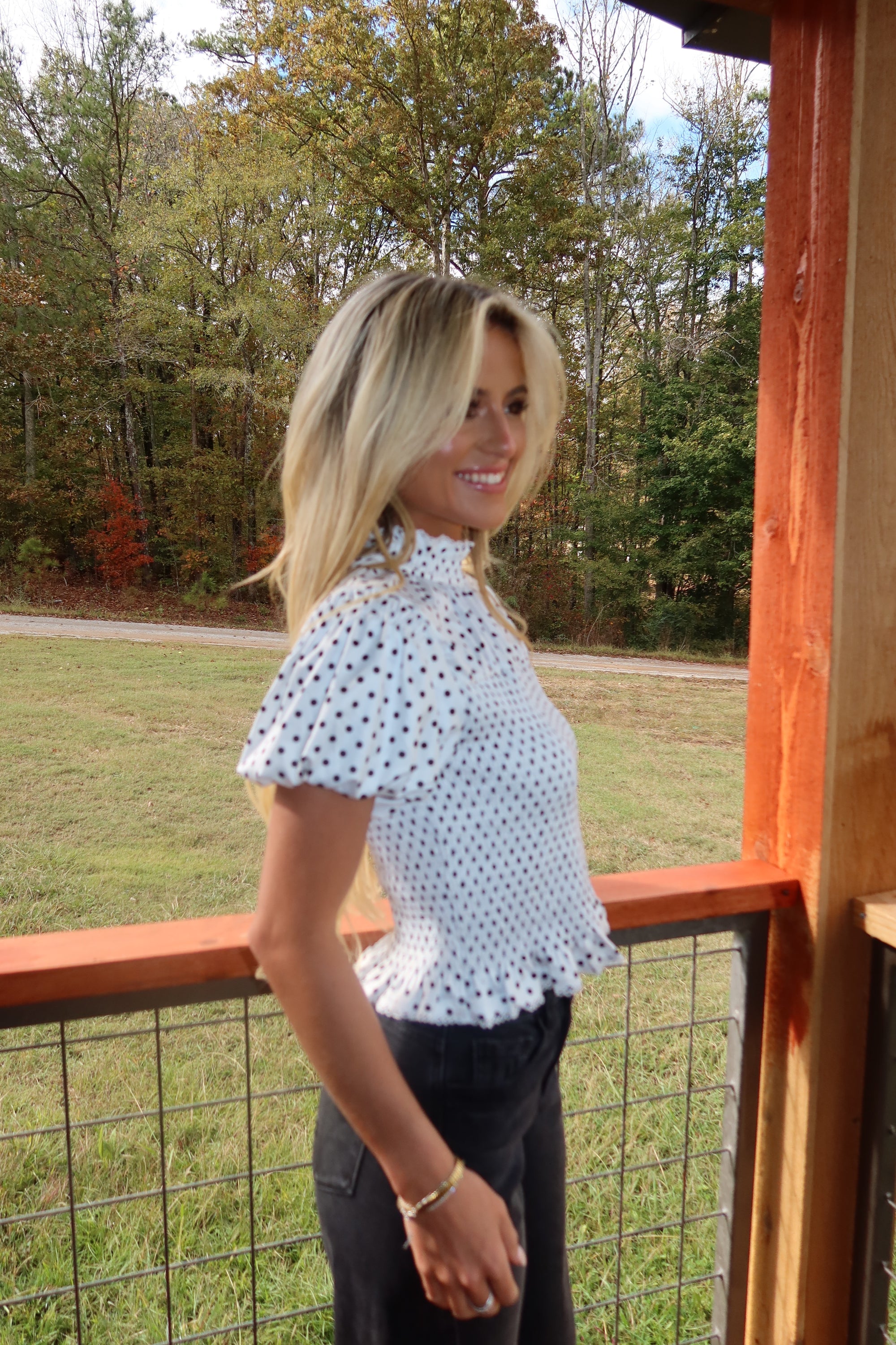 The Parisian Dot Top