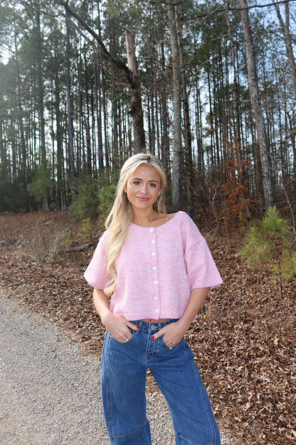 Cora Cardigan (Pink)