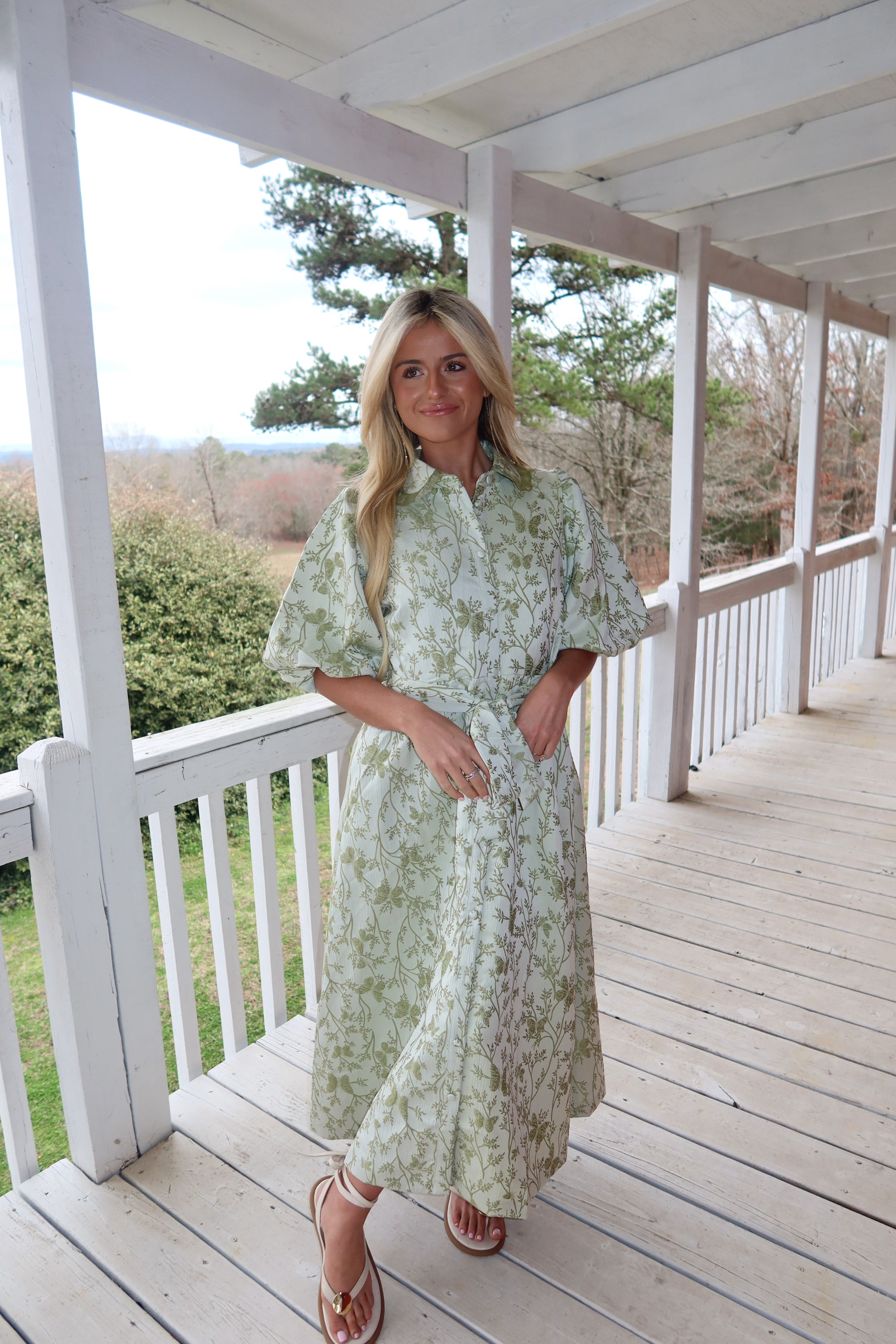 Mabel Button Down Dress