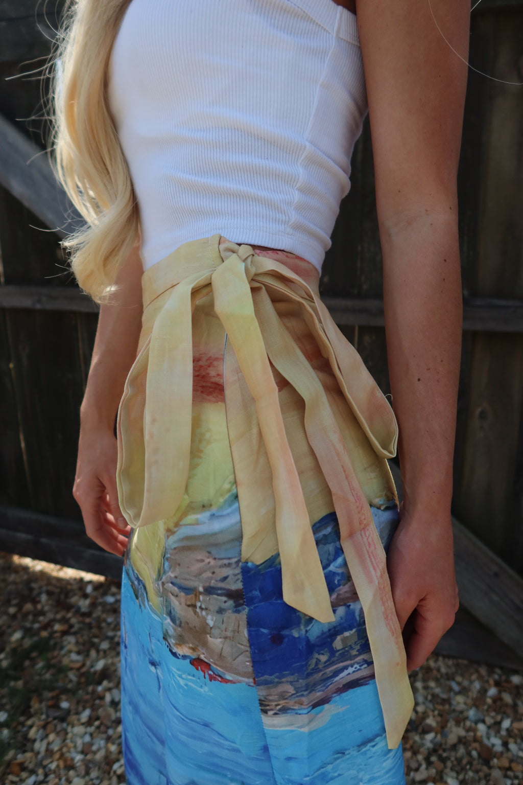 The Coastal Canvas Maxi Skirt