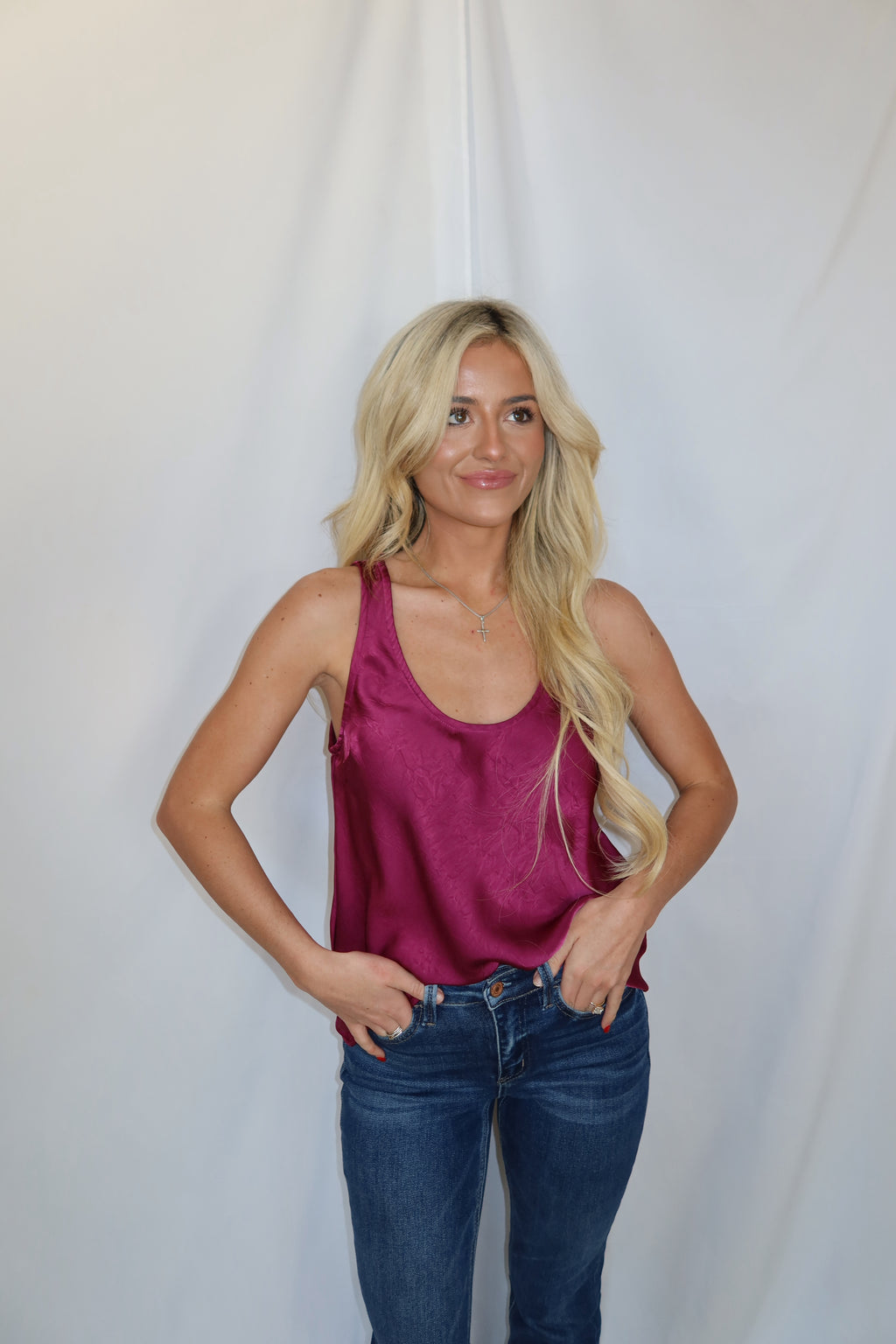Bree Crushed Satin Top