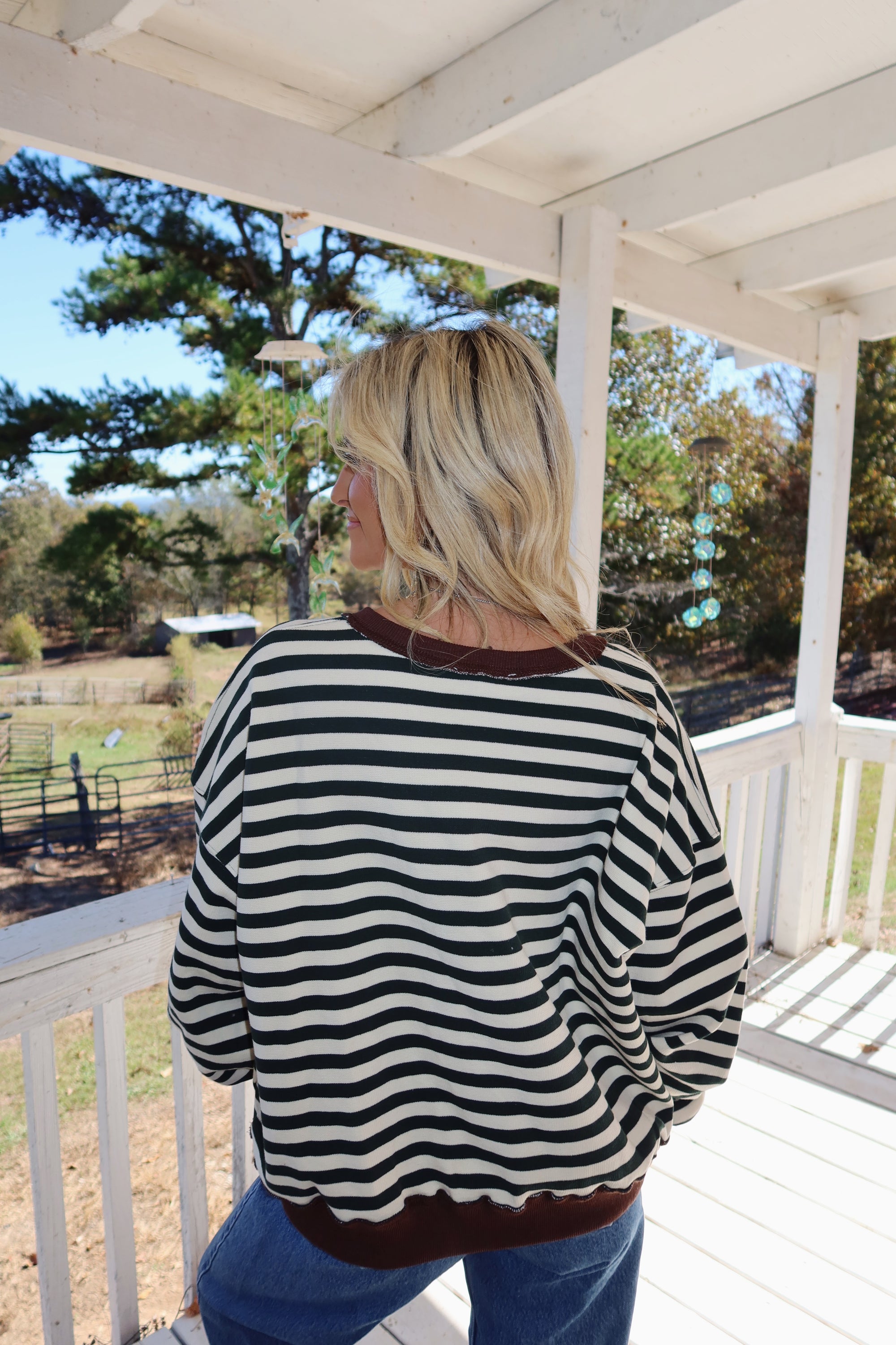 Blair Striped Pullover