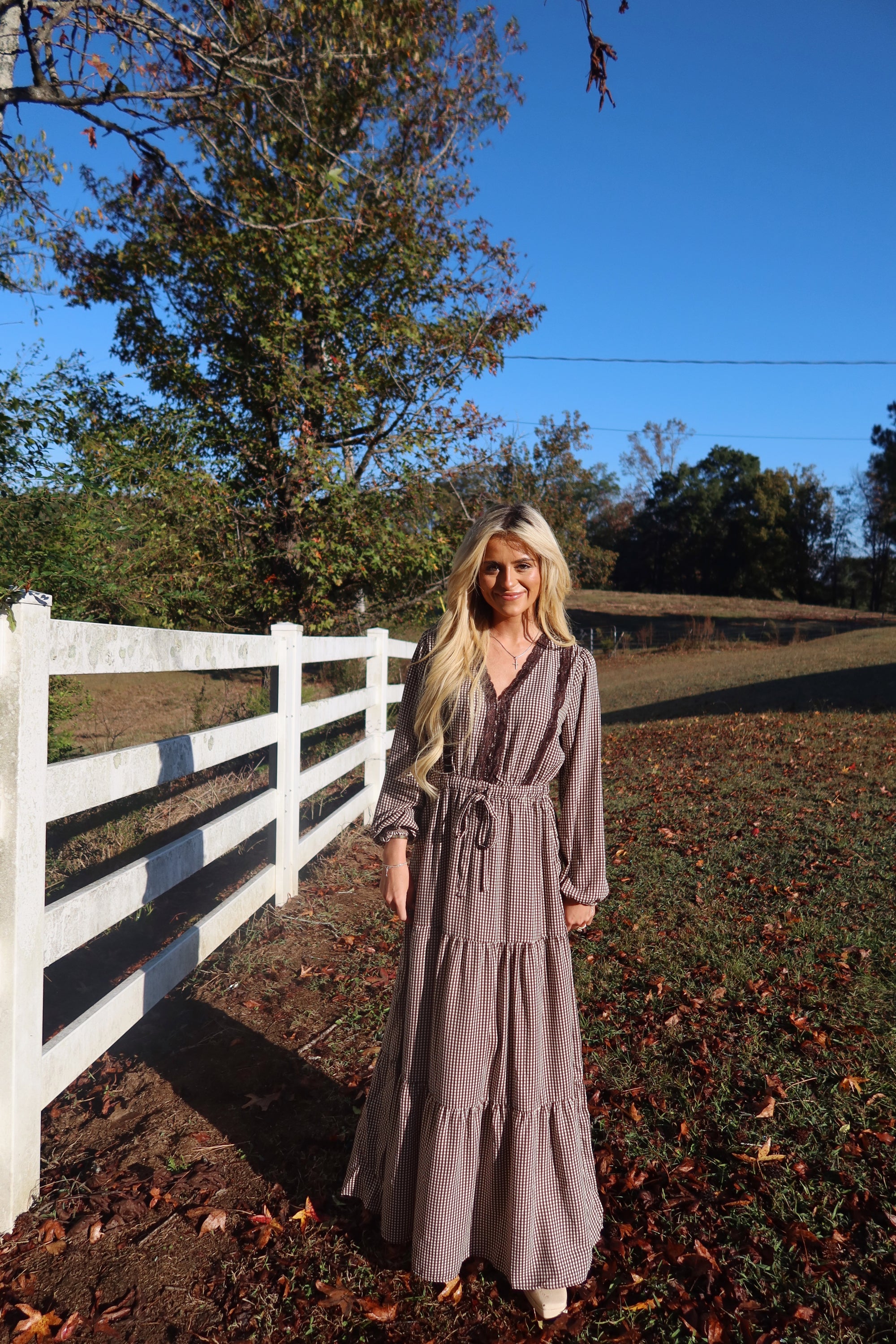 The Sable Check Dress