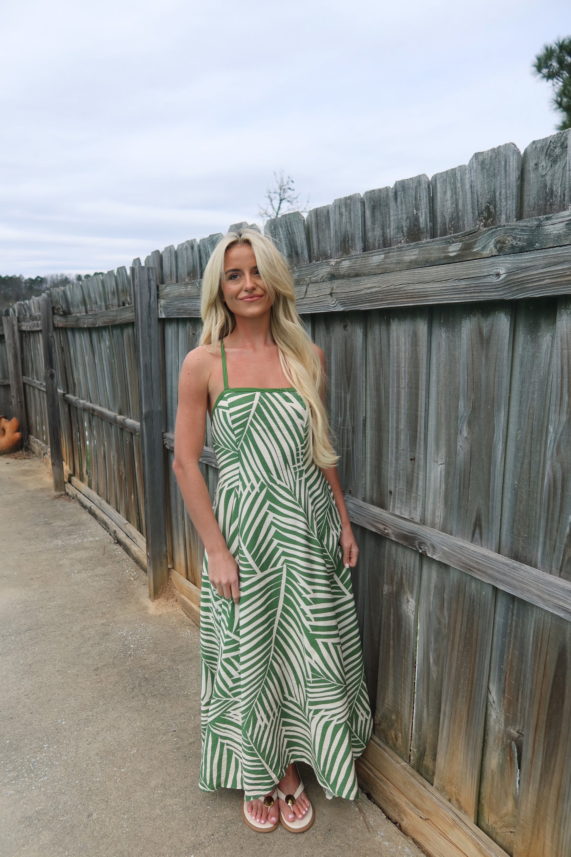 The Emerald Escape Handkerchief Dress