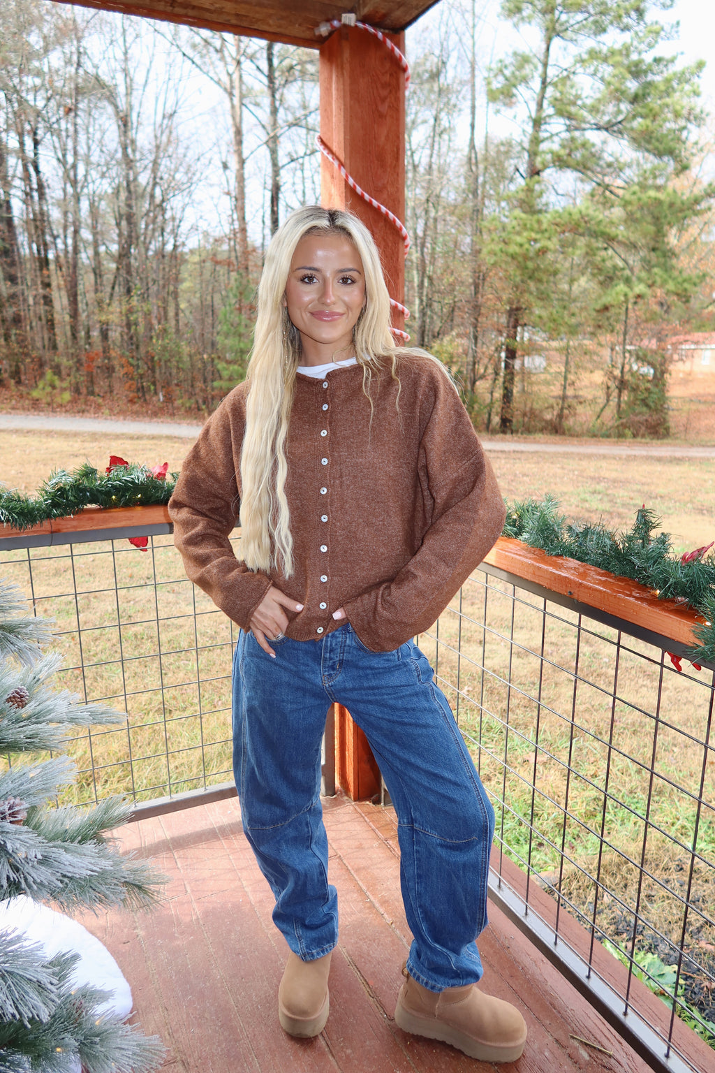 Clara Cardigan (Brown)