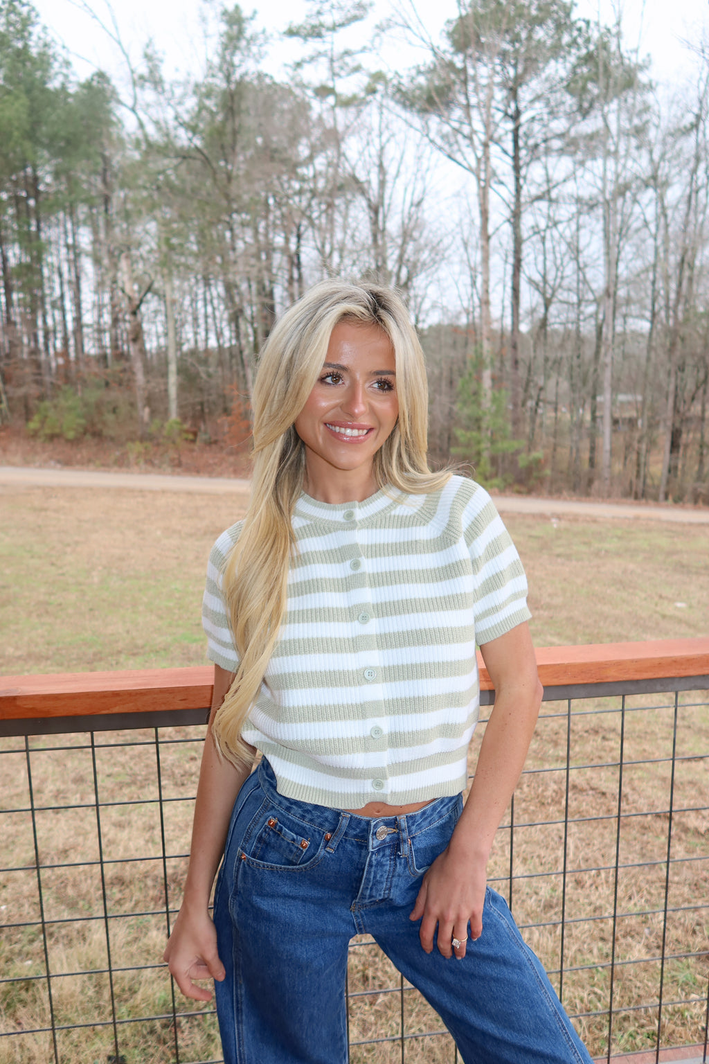 Winnie Stripe Cardigan