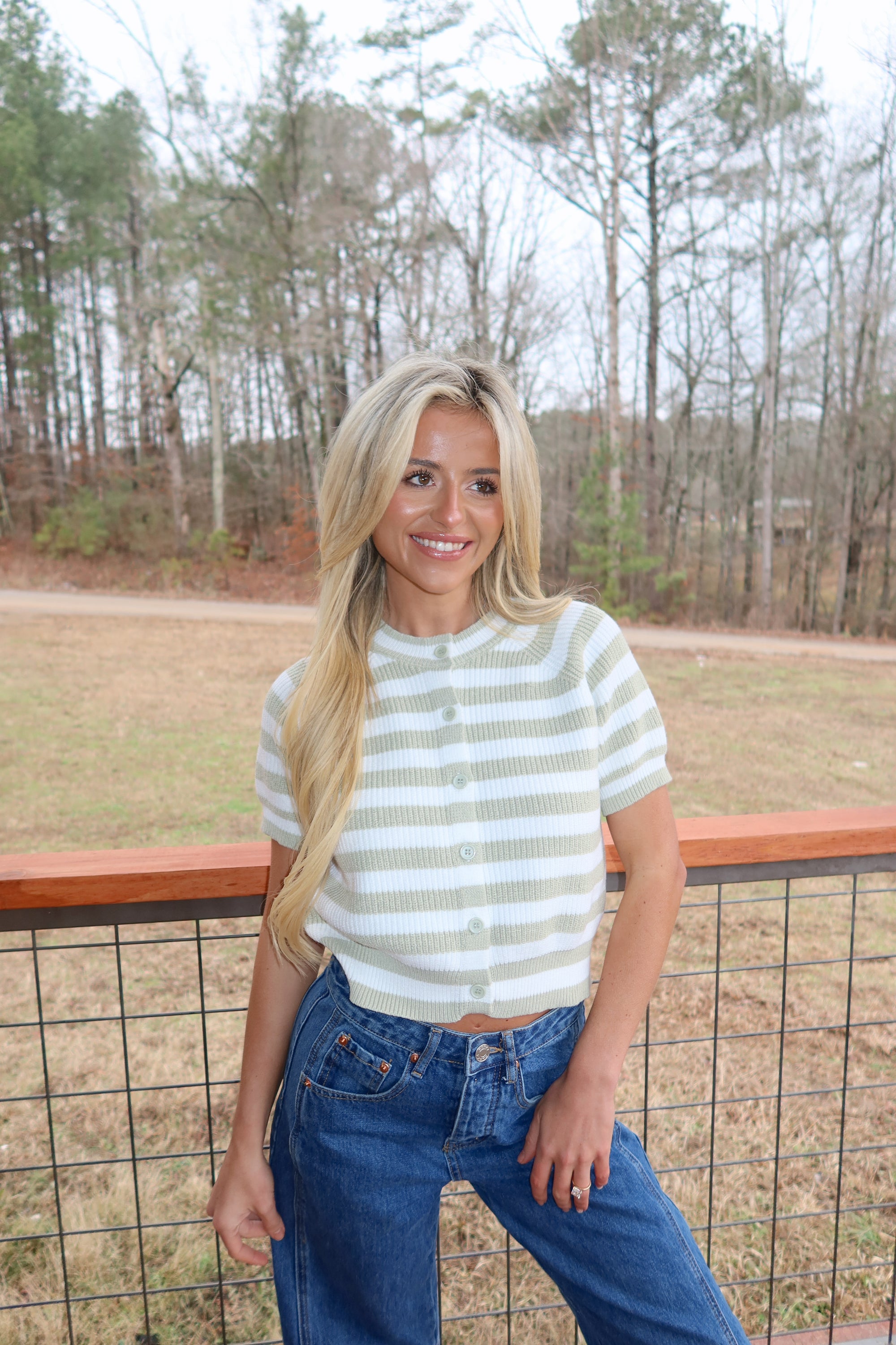 Winnie Stripe Cardigan