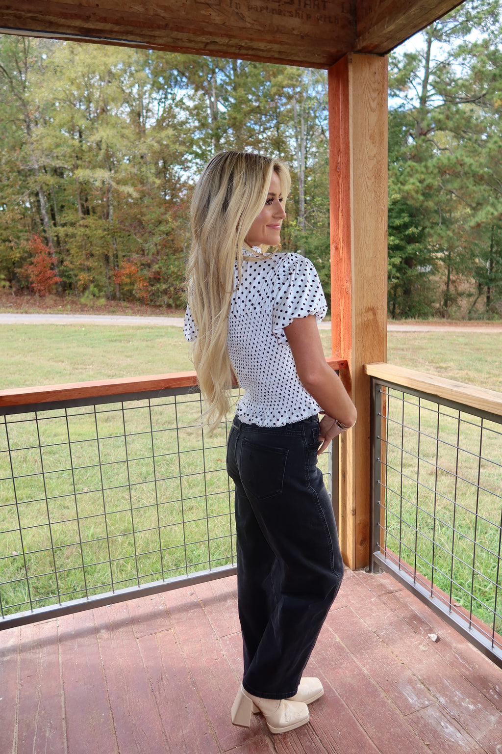 The Parisian Dot Top
