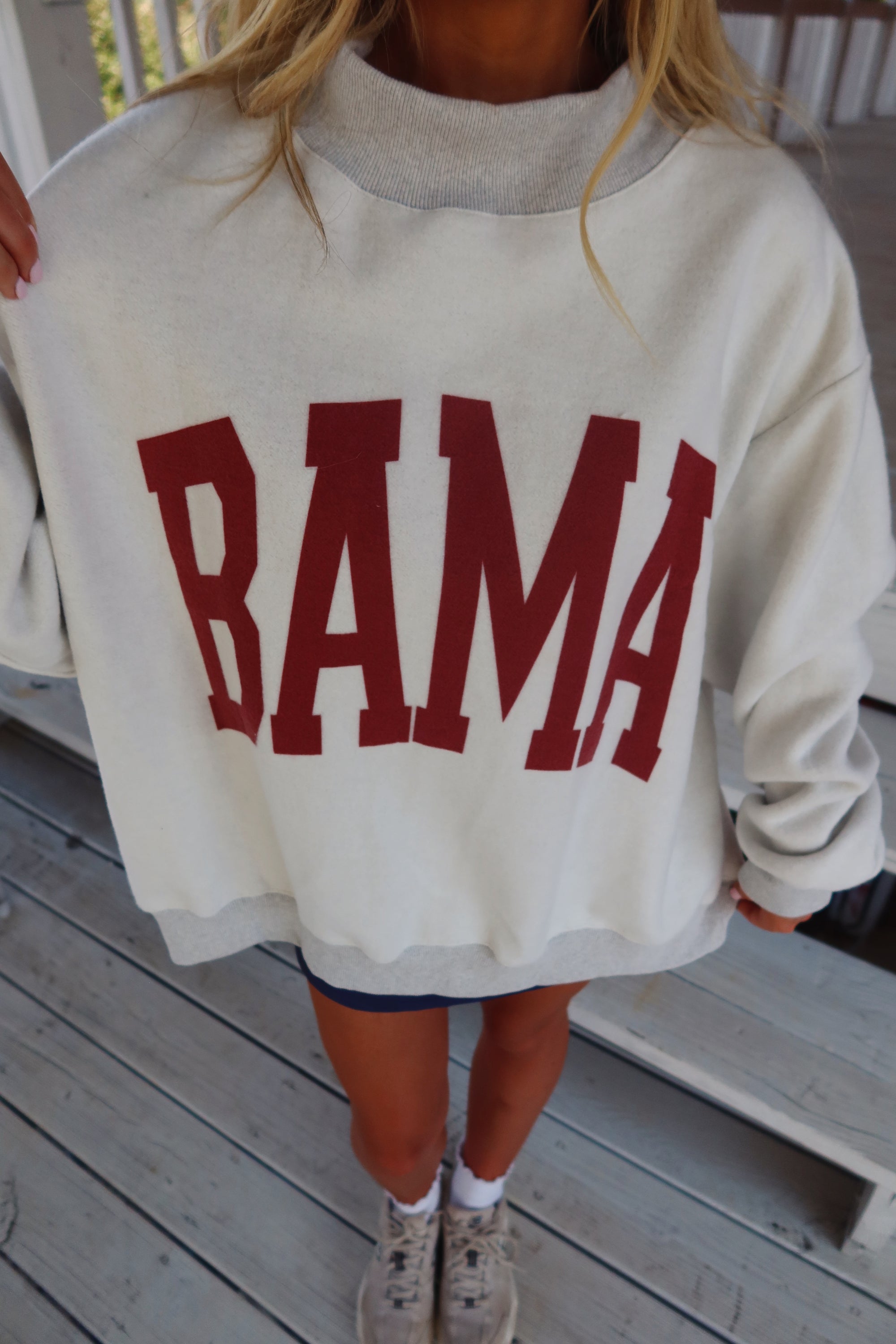 Gameday Mock Neck 'Alabama & Bama'