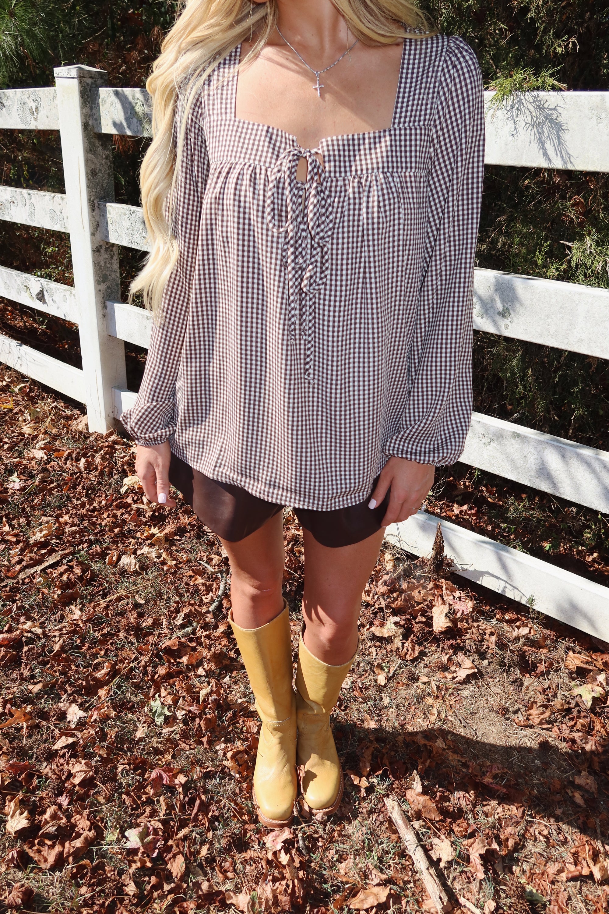 Scarlett Gingham Blouse